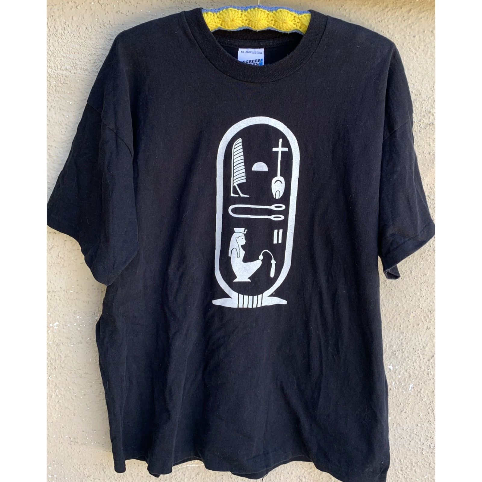 Vintage VINTAGE Screen Stars T-Shirt British Museum XL Short Sleeve Men Black 100% Cotton Graphic Tee Size US XL / EU 56 / 4 - 5 Thumbnail