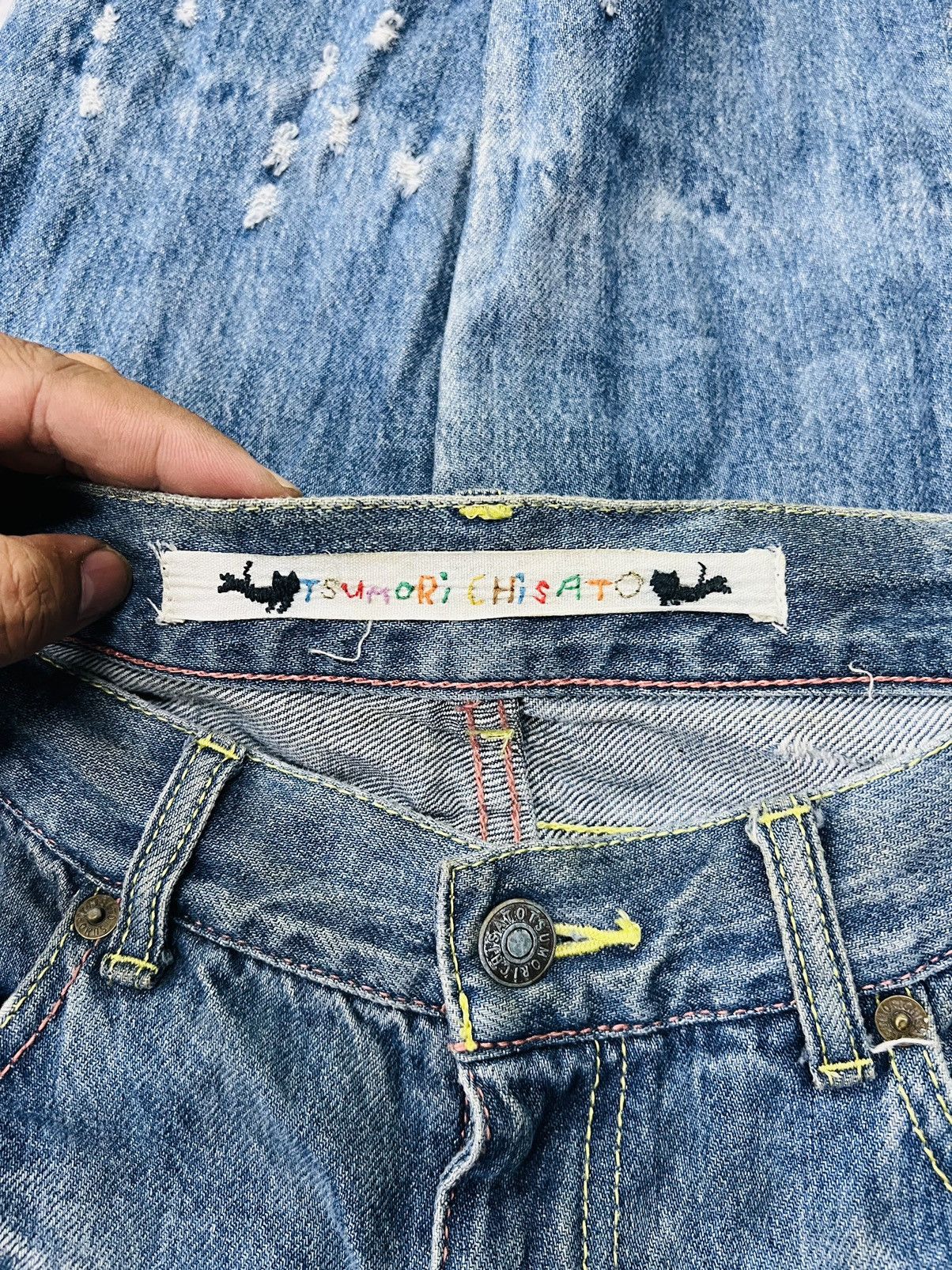 Issey Miyake × Tsumori Chisato Archive Tsumori Chisato Distressed Design Denim Size US 32 / EU 48 - 11 Thumbnail