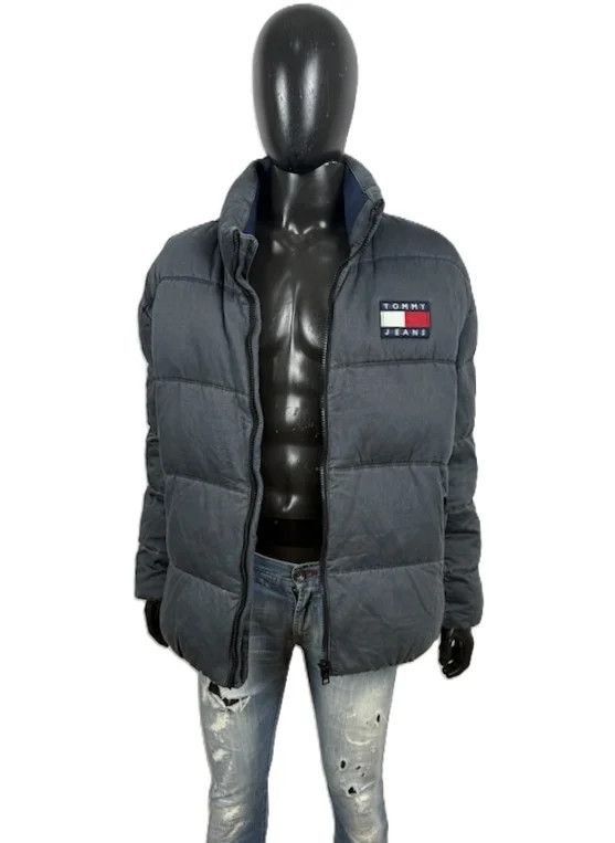Tommy Hilfiger Tommy Jeans Giubbotto Imbottito Grigio Uomo XL Size US XL / EU 56 / 4 - 3 Thumbnail