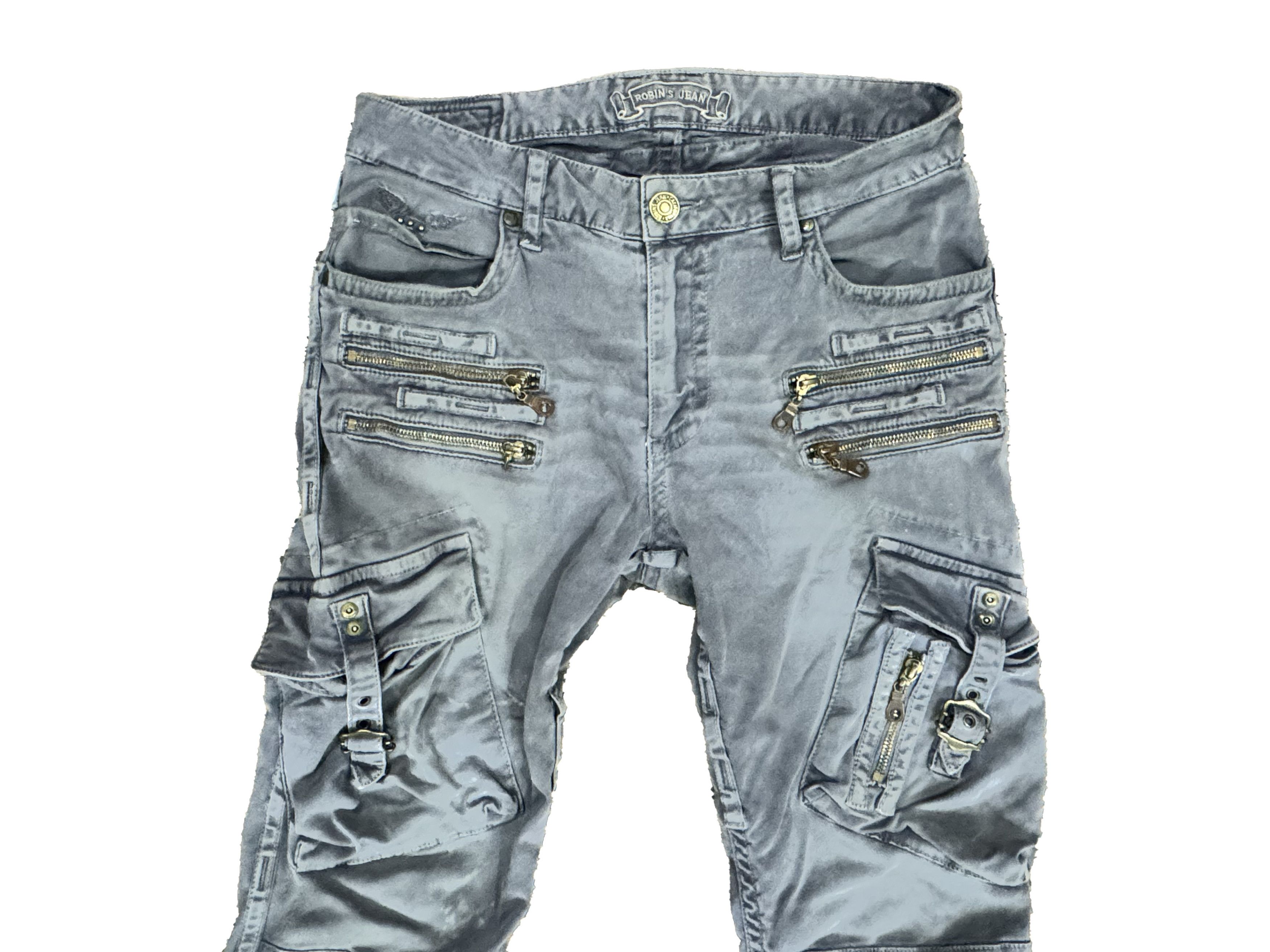 Robins Jeans ROBINS JEANS GREY RAPTOR ZIP CARGO mens 30 Size US 30 / EU 46 - 2 Thumbnail