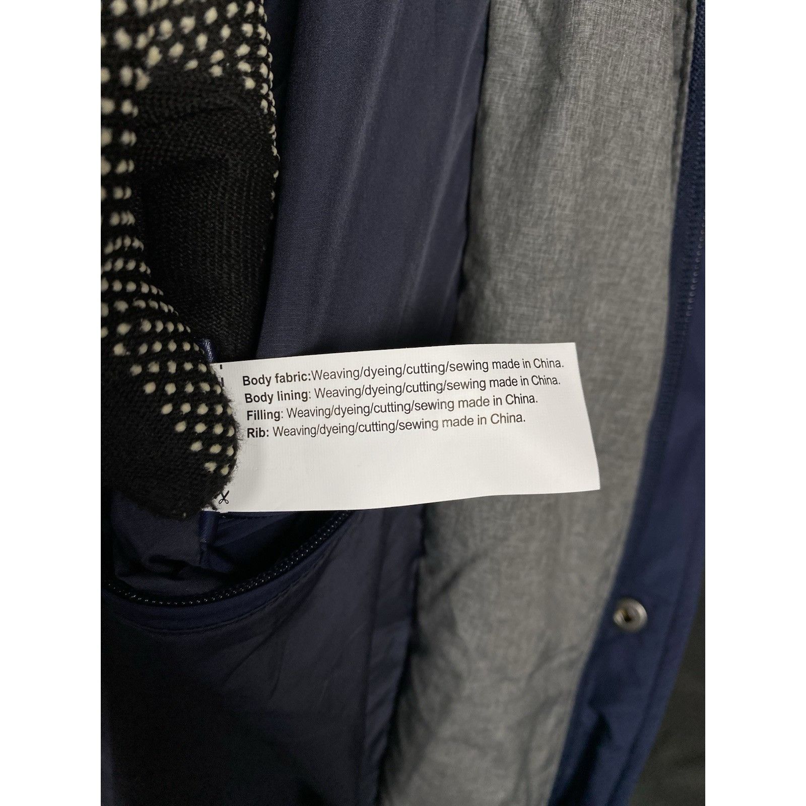 Hackett Hackett London Men's Blue Quilted Lined Insulated Waterproof Size US XL / EU 56 / 4 - 16 Thumbnail