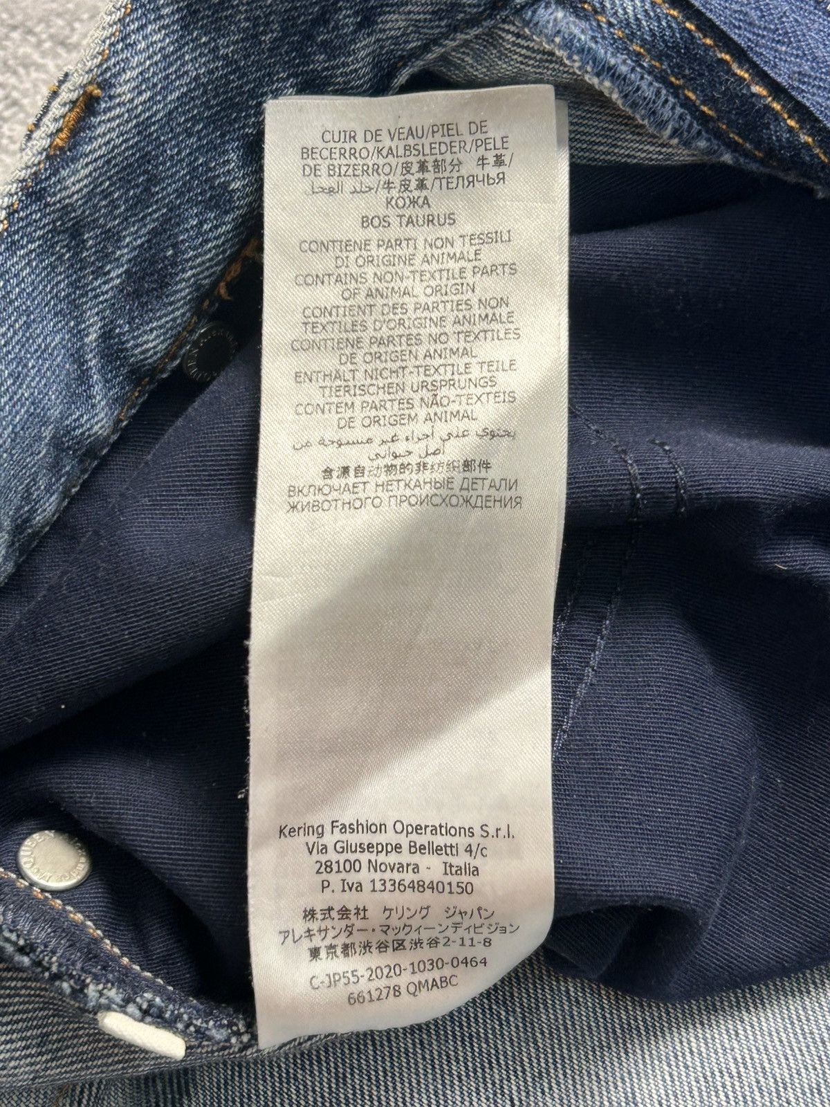 Alexander McQueen Vintage Alexander McQueen Cotton Blue Jeans Made in Italy Size 25" / US 0 / IT 36 - 15 Thumbnail