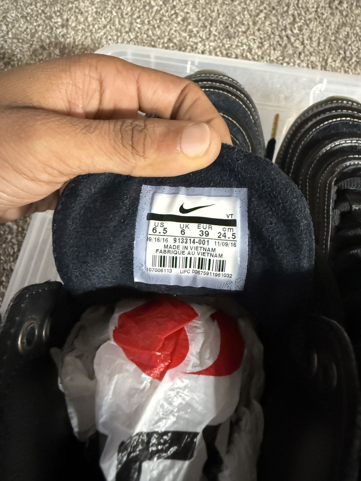 Nike × Riccardo Tisci Black Nike Air max 97 High top Size US 6.5 / EU 39-40 - 6 Thumbnail