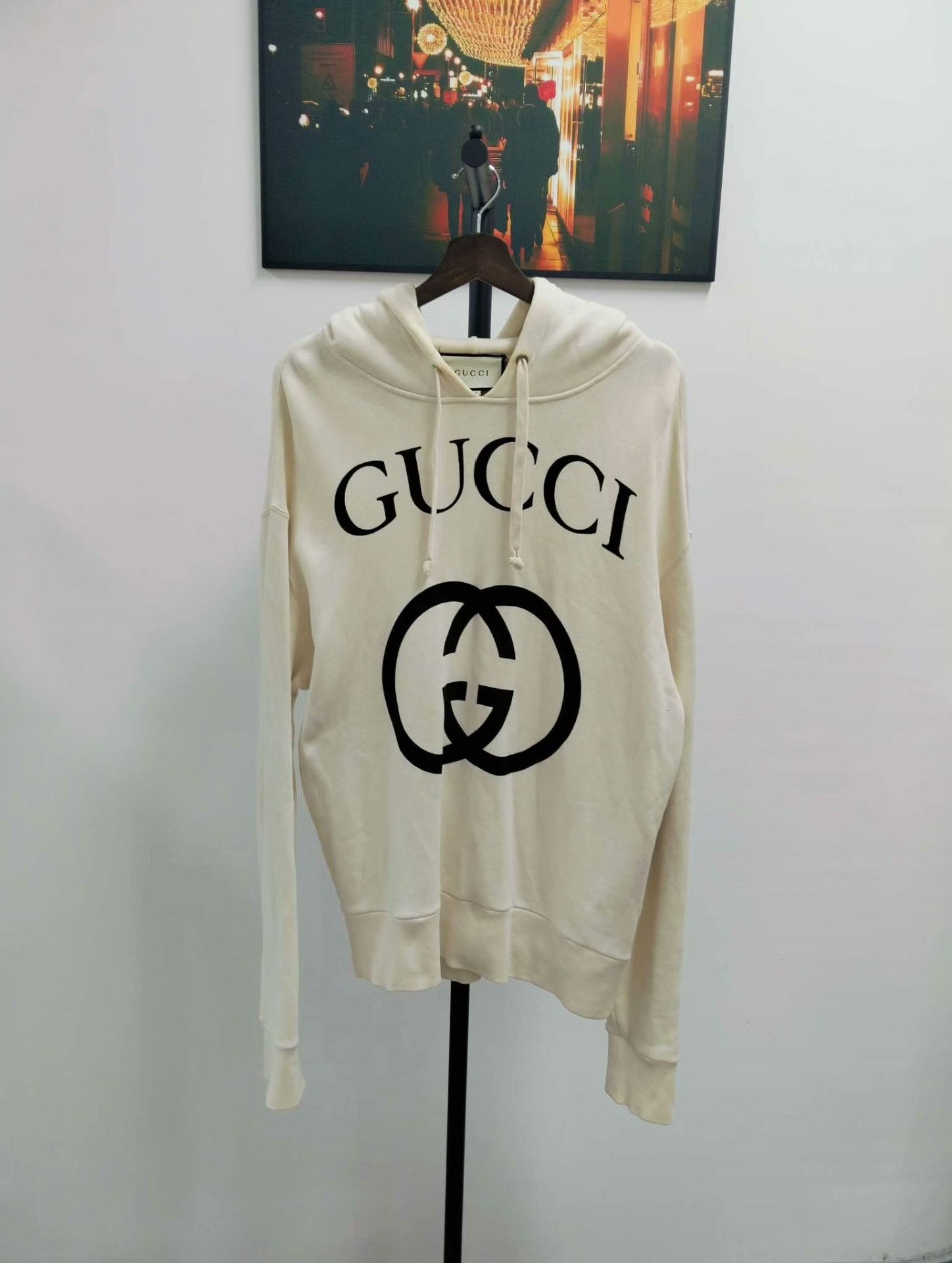 Gucci Gucci White Hoodie S Women Size S / US 4 / IT 40 - 1 Thumbnail