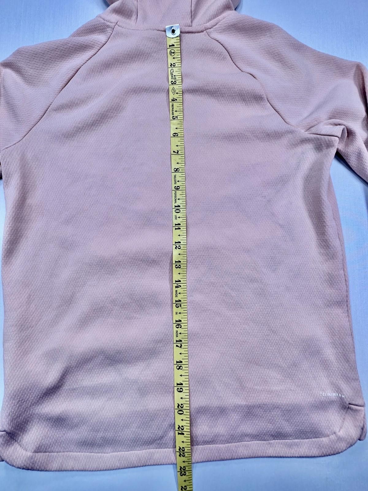Adidas Adidas Graphic Logo Fleece Pullover Hoodie Pink Women's XS Size XS / US 0-2 / IT 36-38 - 3 Thumbnail