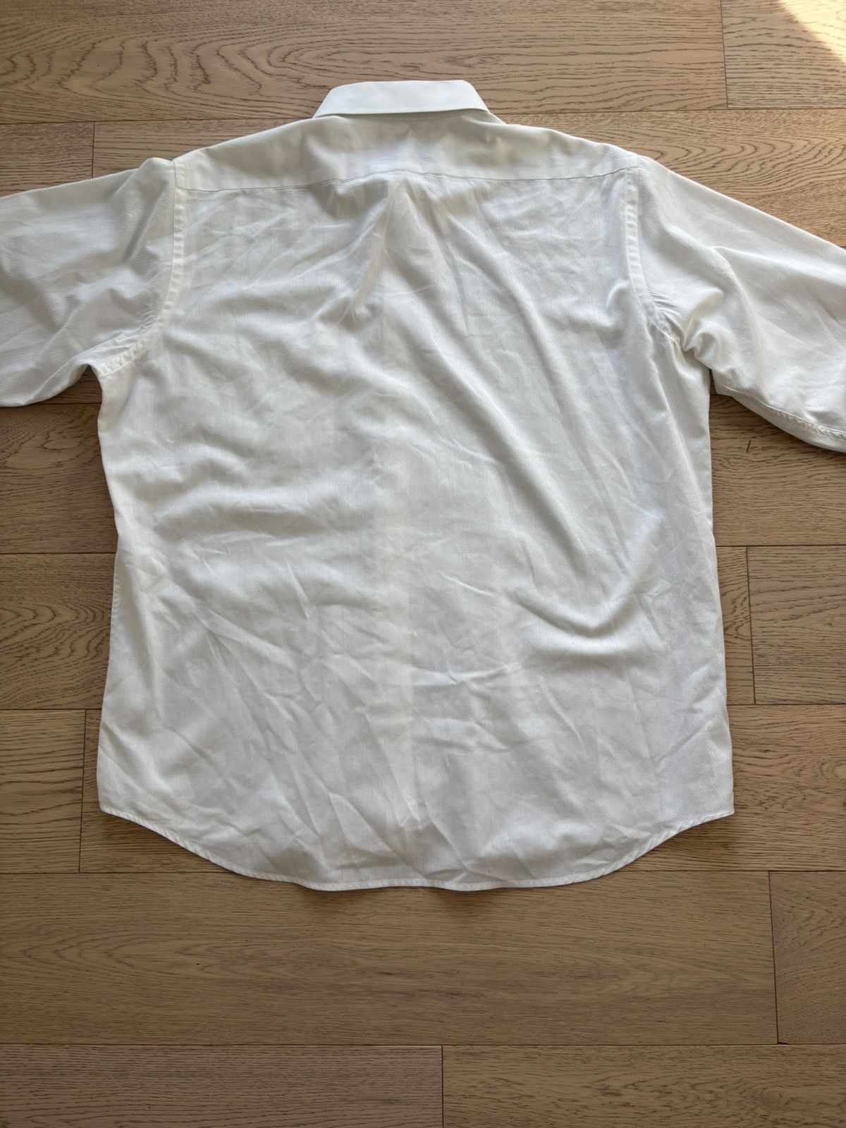 Givenchy Givenchy Monsieur Logo Embroidered Pocket White Dress Shirt Size US L / EU 52-54 / 3 - 6 Thumbnail