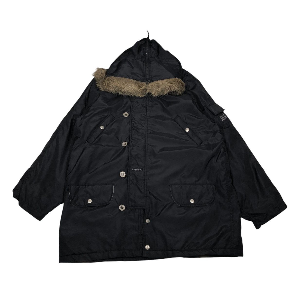 🔥PARKA JACKET MARITHE FRANCOIS GIRBAUD USA MINK FUR HOODIE