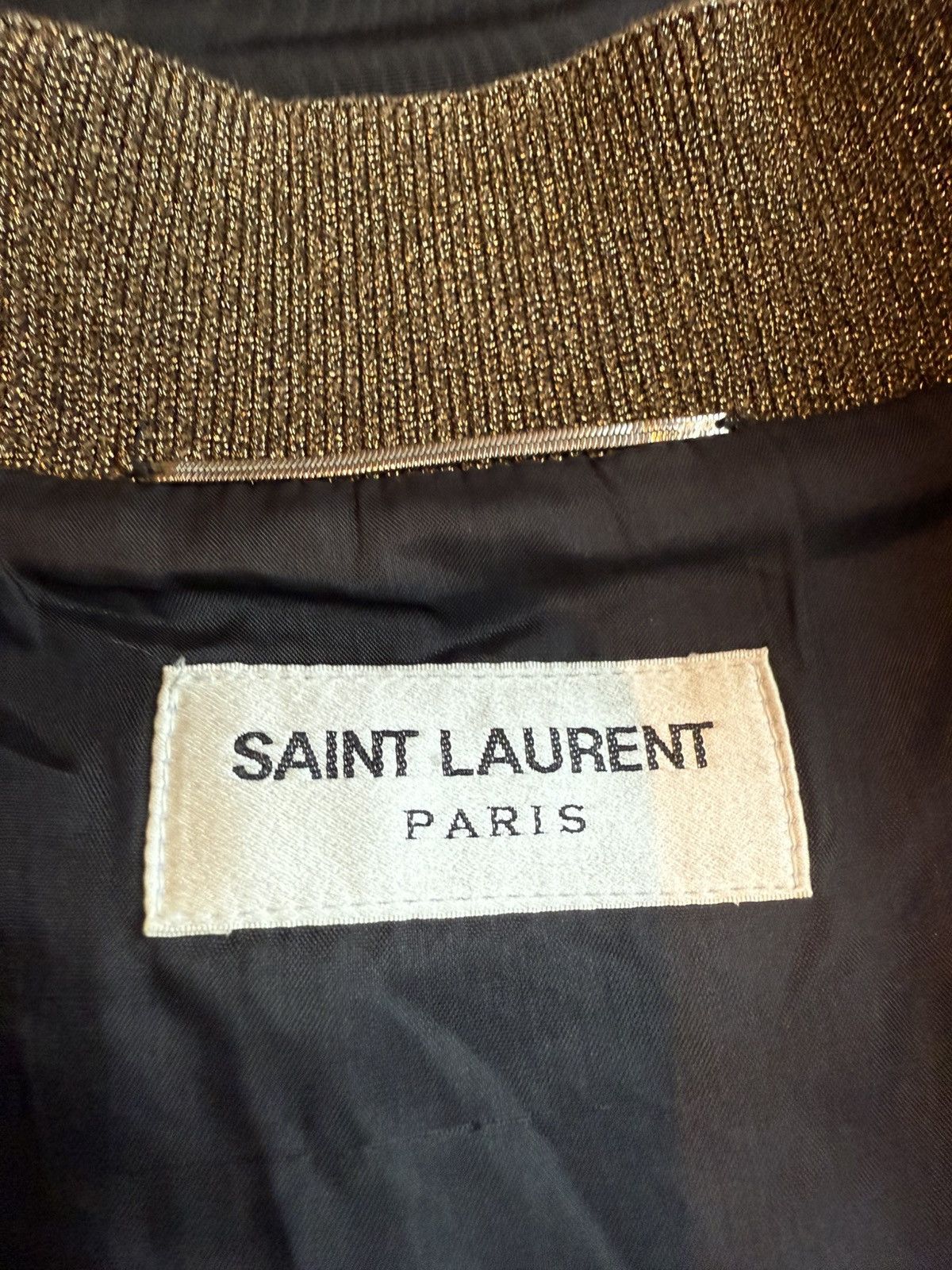 Saint Laurent Paris Holy Grail SS16 Saint Laurent Hedi Slimane Baby Teddy jacket Size US M / EU 48-50 / 2 - 23 Thumbnail