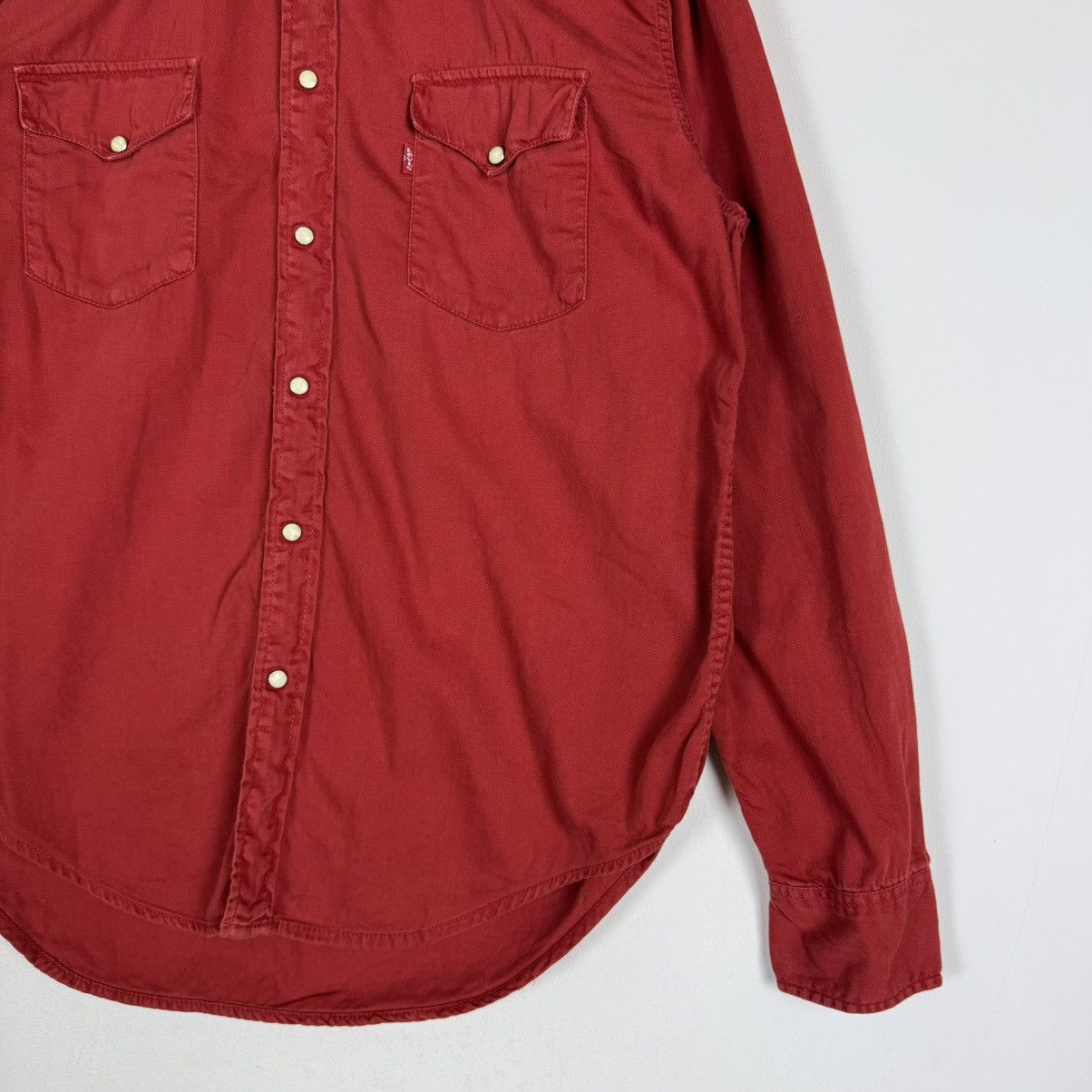 Levi's Levi’s Red Tab Pearl Snap Button Western Shirt Size US L / EU 52-54 / 3 - 3 Thumbnail