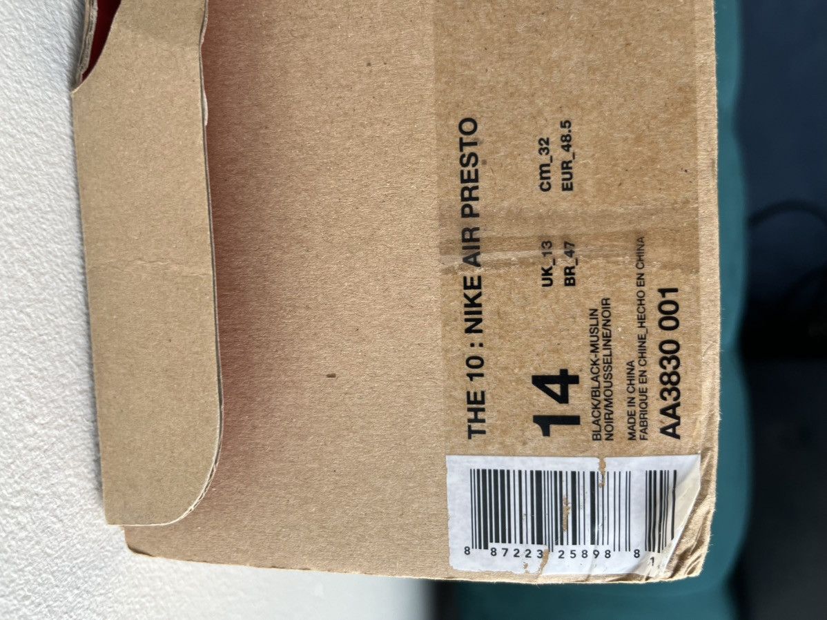 Nike × Off-White Nike Presto Off White Virgil Abloh Size US 14 / EU 47 - 13 Thumbnail