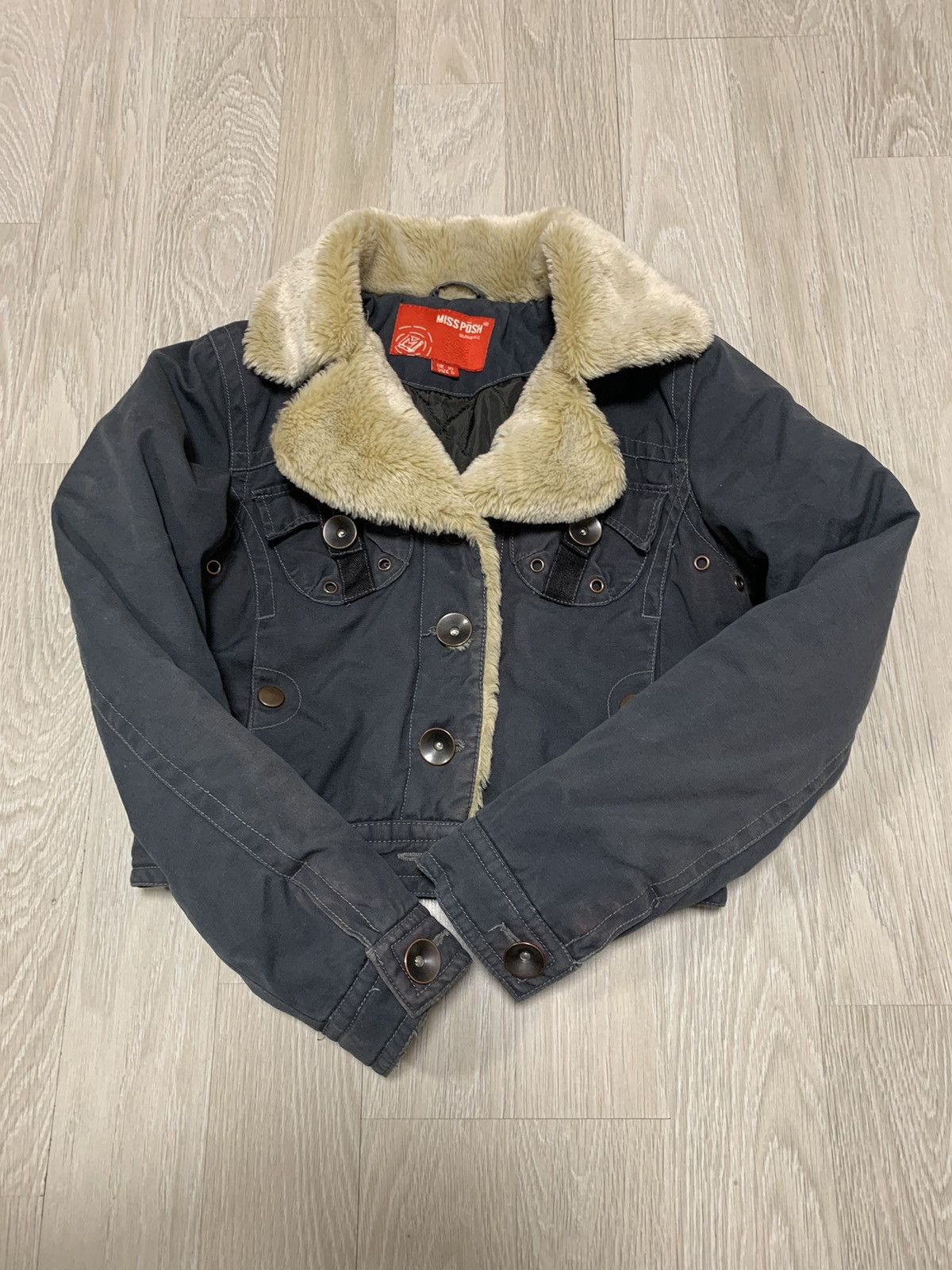 If Six Was Nine × Japanese Brand × Vintage Cropped vintage faux fur jacket, y2k, avantgarde style Size S / US 4 / IT 40 - 9 Thumbnail