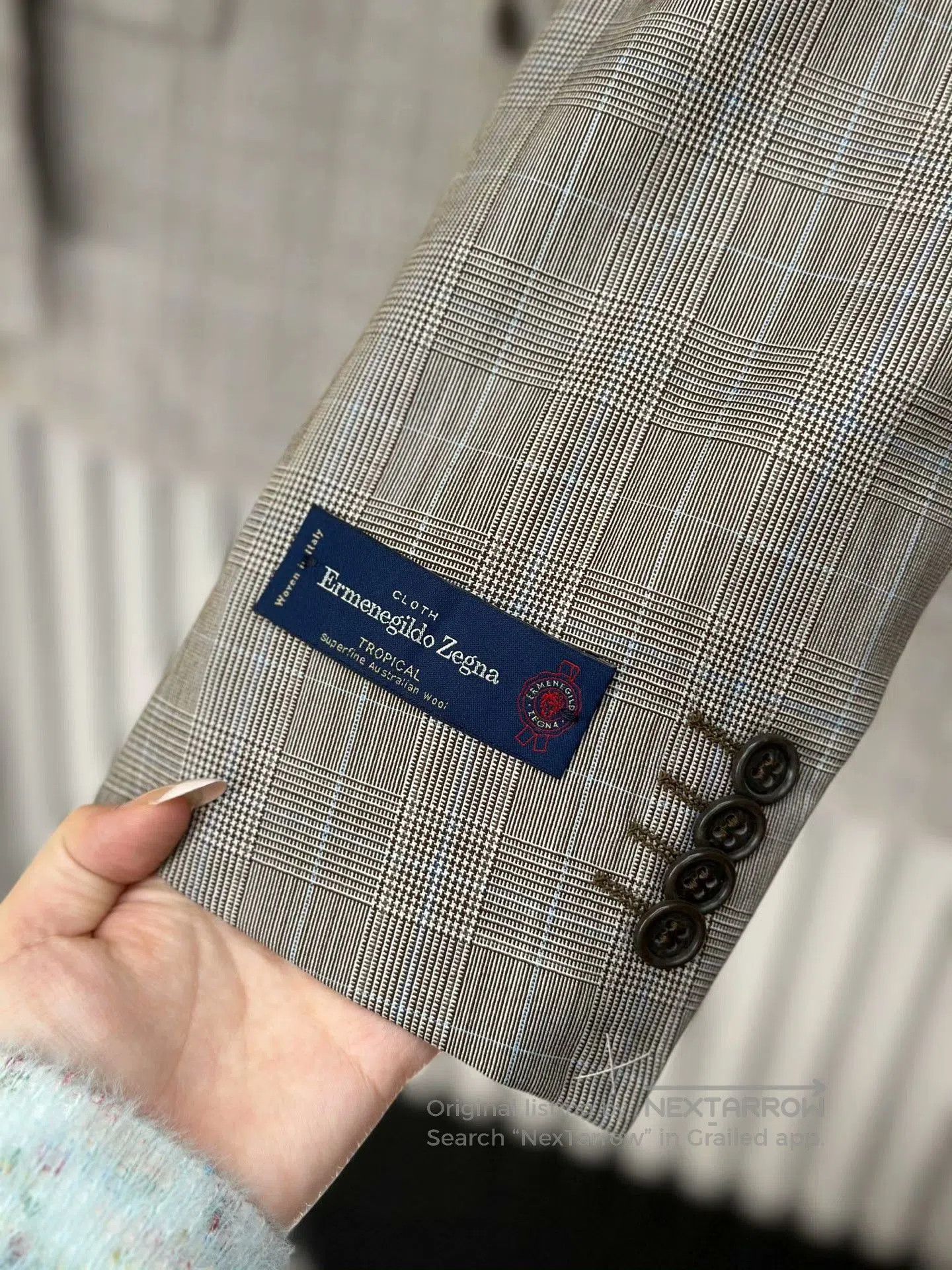 Ermenegildo Zegna Ermenegildo Zegna Gray-Brown Wool Suit. Size US M / EU 48-50 / 2 - 6 Thumbnail