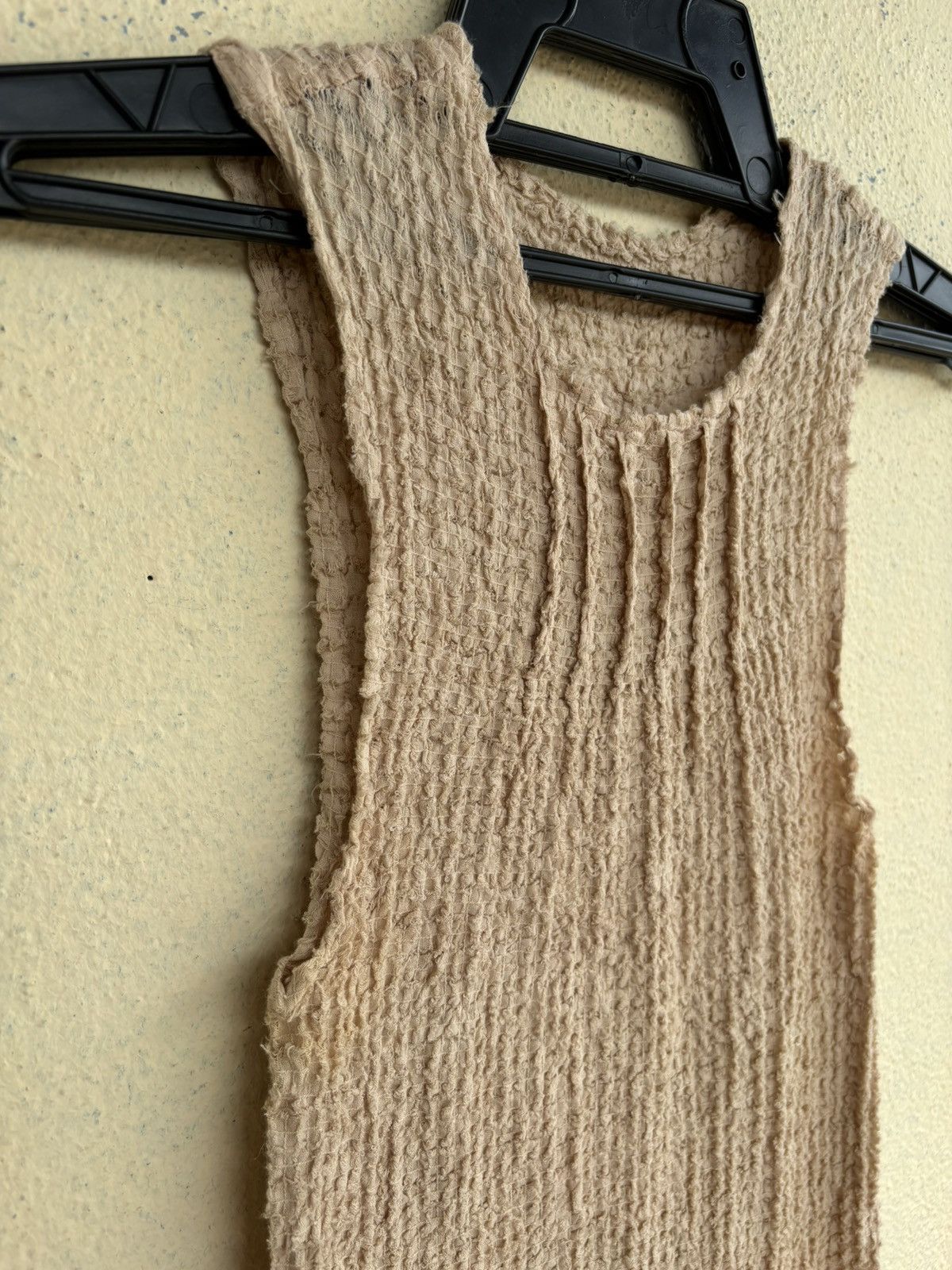 Issey Miyake Plantation Strechable Pleated Bodycon Tank Top Size M / US 6-8 / IT 42-44 - 8 Thumbnail
