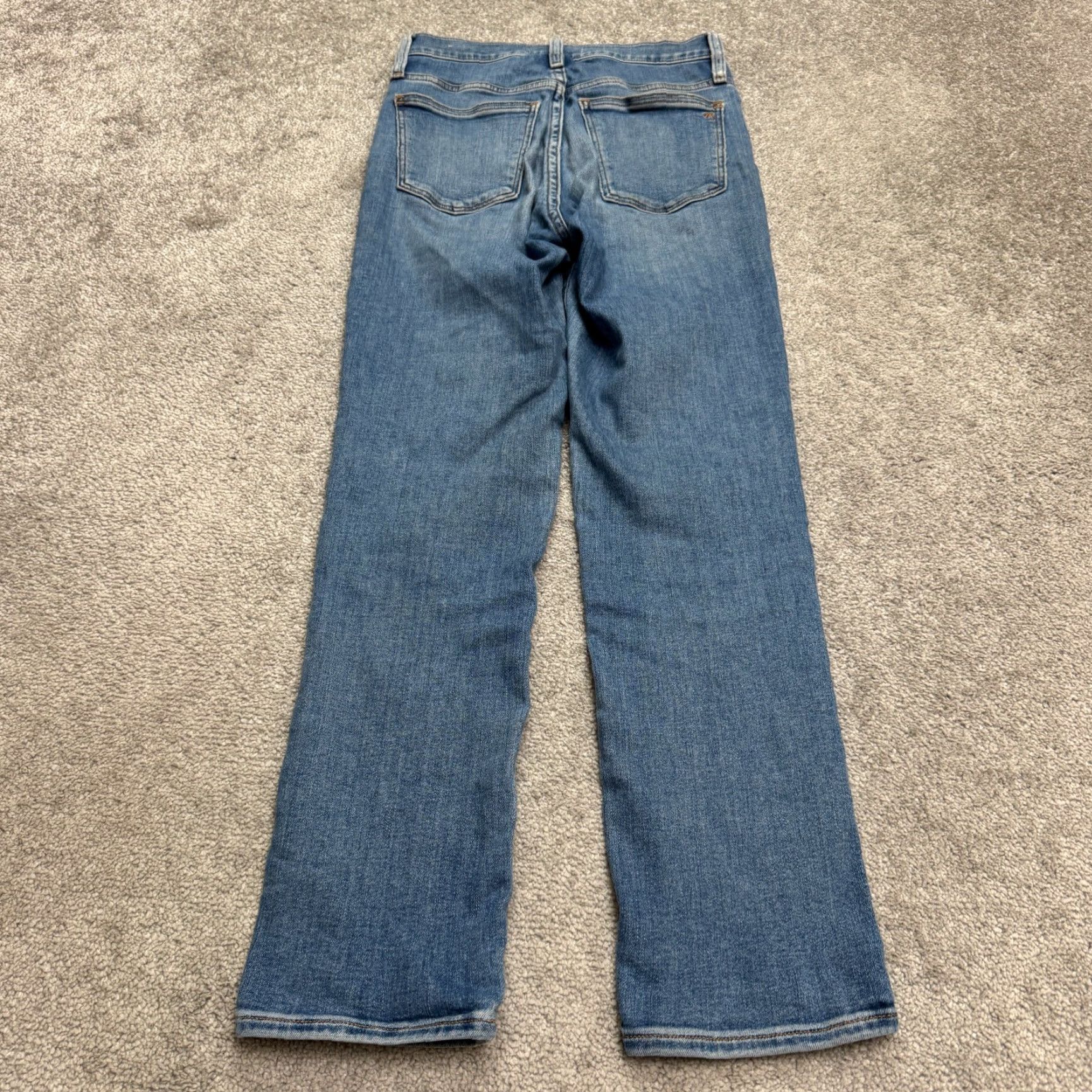 Madewell Madewell Roadtripper Jeans Womens 24 High Rise Denim Stovepipe Ankle Straight Size 42" / US 20 - 2 Thumbnail