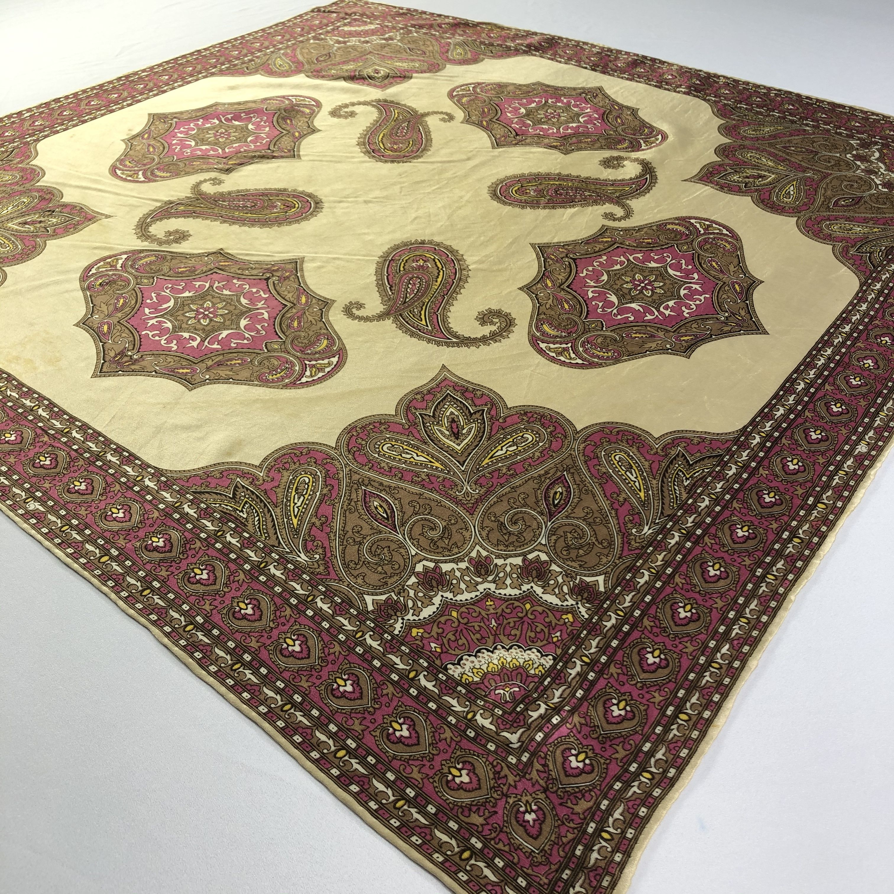Vintage Vintage Silk Scarf Size ONE SIZE - 4 Thumbnail