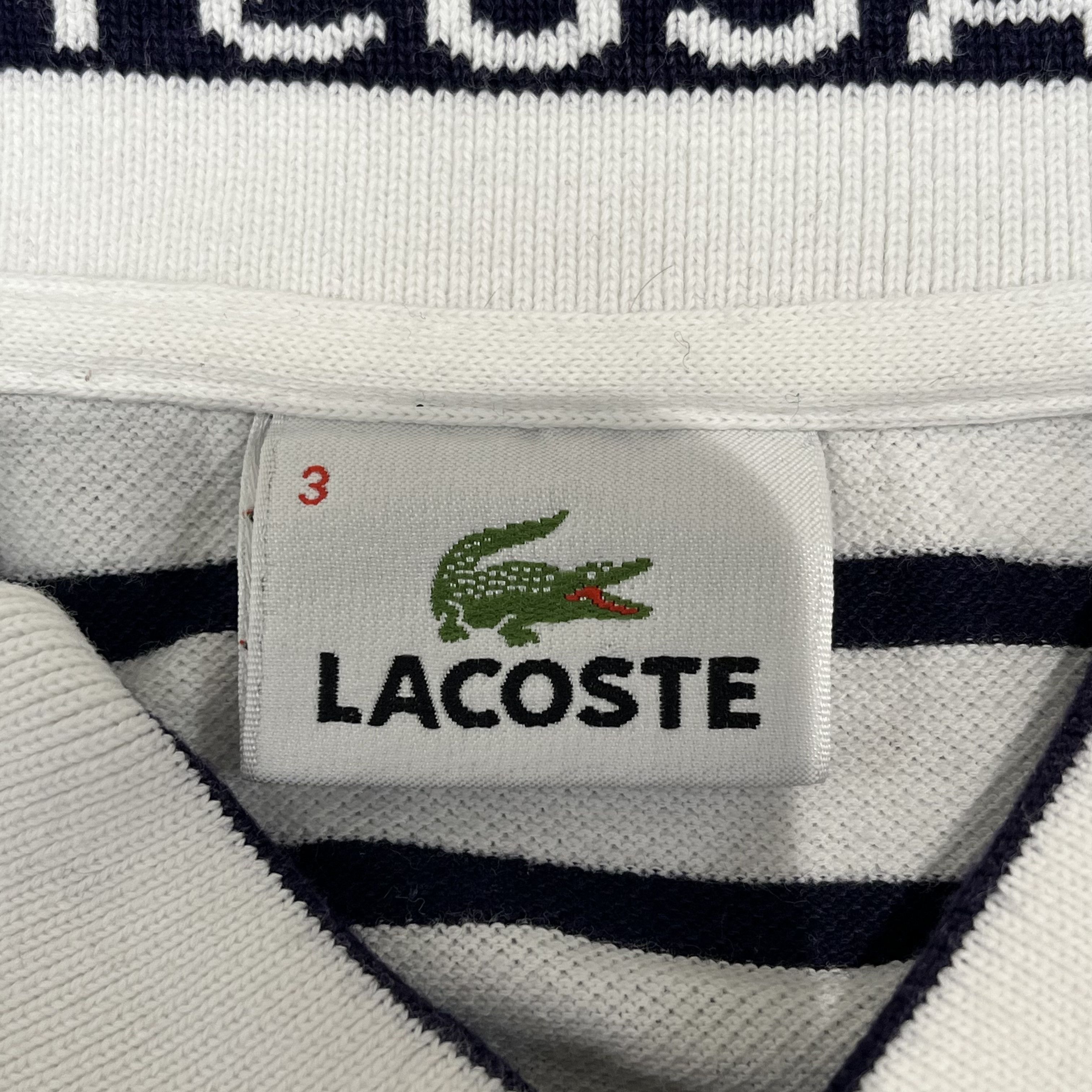 Lacoste Lacoste Polo Tee White/Black Size US M / EU 48-50 / 2 - 4 Thumbnail