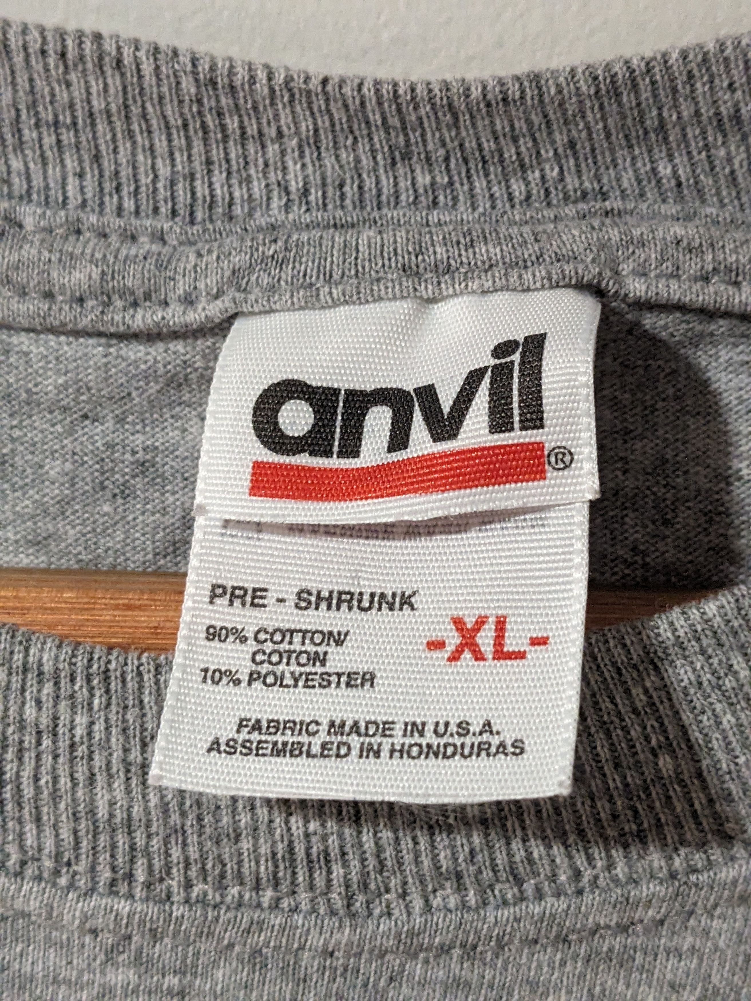 Anvil Vintage Y2K Alaska Bear Animal Nature Gray X-Large T-Shirt Size US XL / EU 56 / 4 - 3 Thumbnail