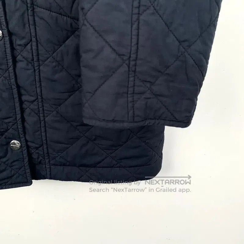 Burberry Burberry Quilted Cotton Jacket in Dark Blue. Size XS / US 0-2 / IT 36-38 - 4 Thumbnail