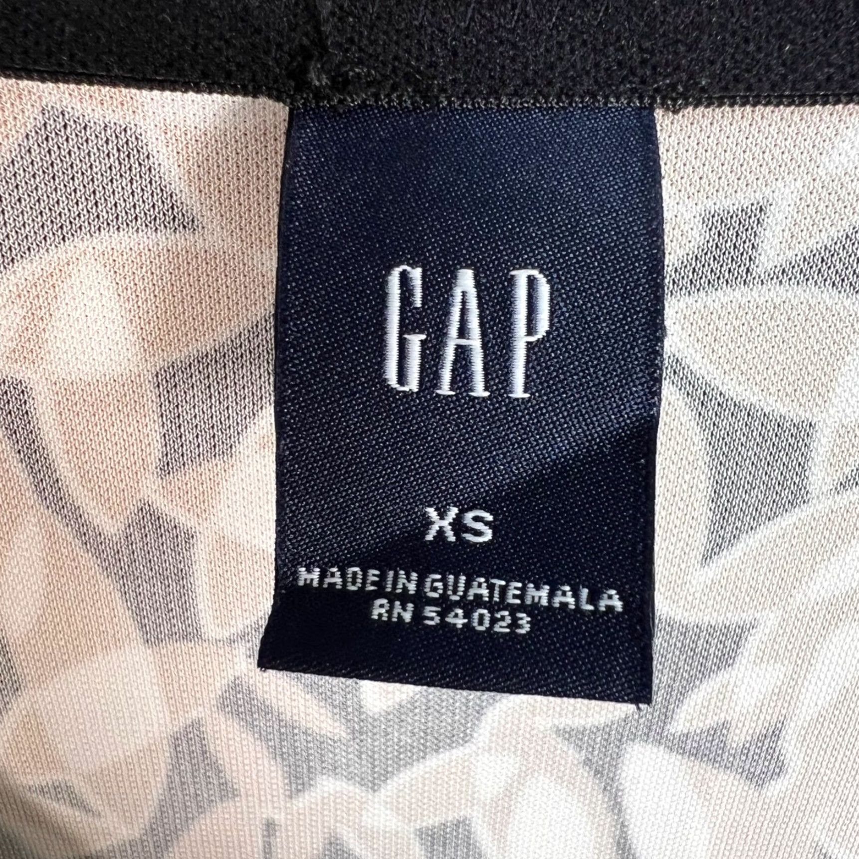 Gap Gap Womens Skirt XS Leaf Print Mini Rayon Geometric Pattern Size 26" / US 2 / IT 38 - 3 Thumbnail