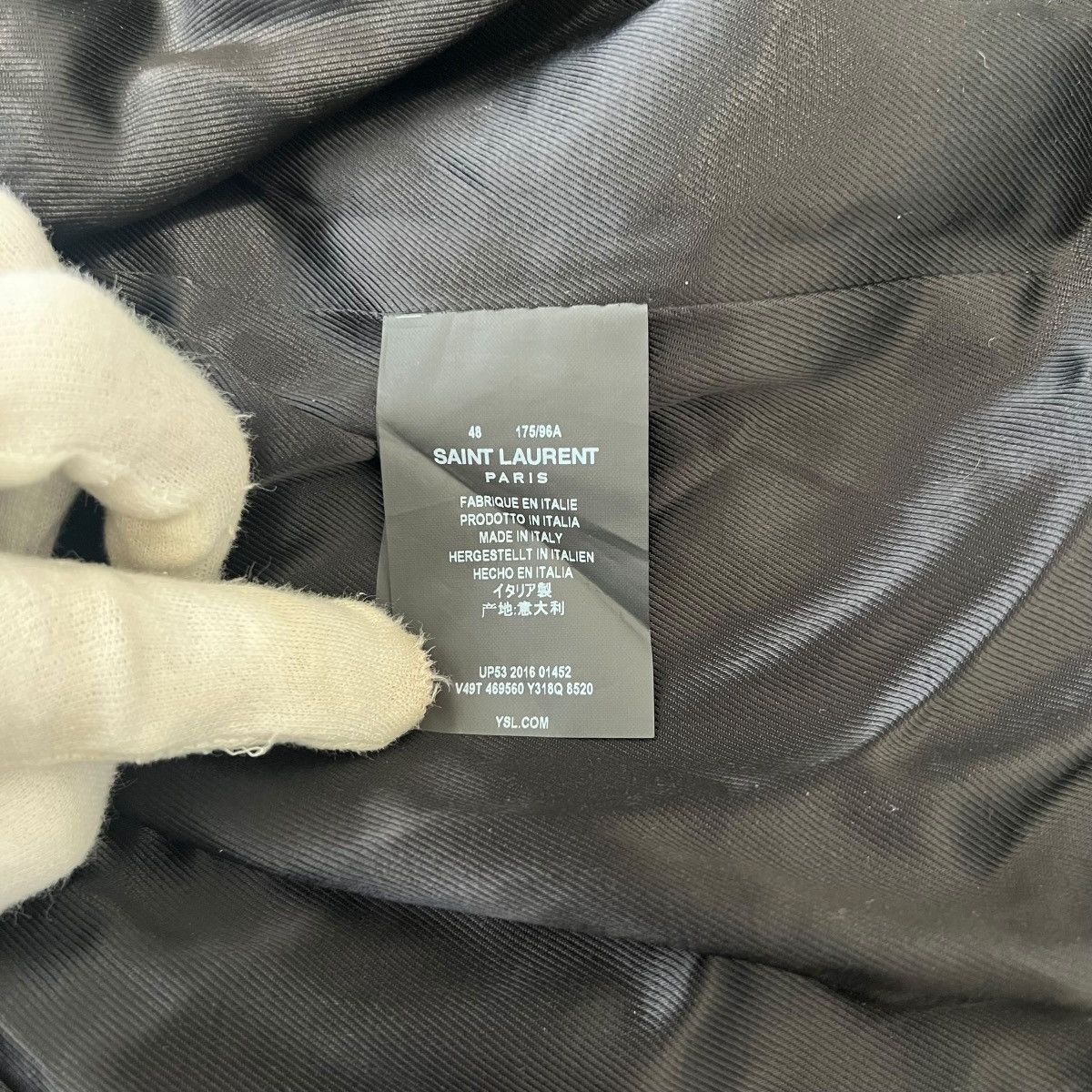 Saint Laurent Paris SAINT LAURENT 2017SS Love Tedi Jacket Size US M / EU 48-50 / 2 - 5 Thumbnail
