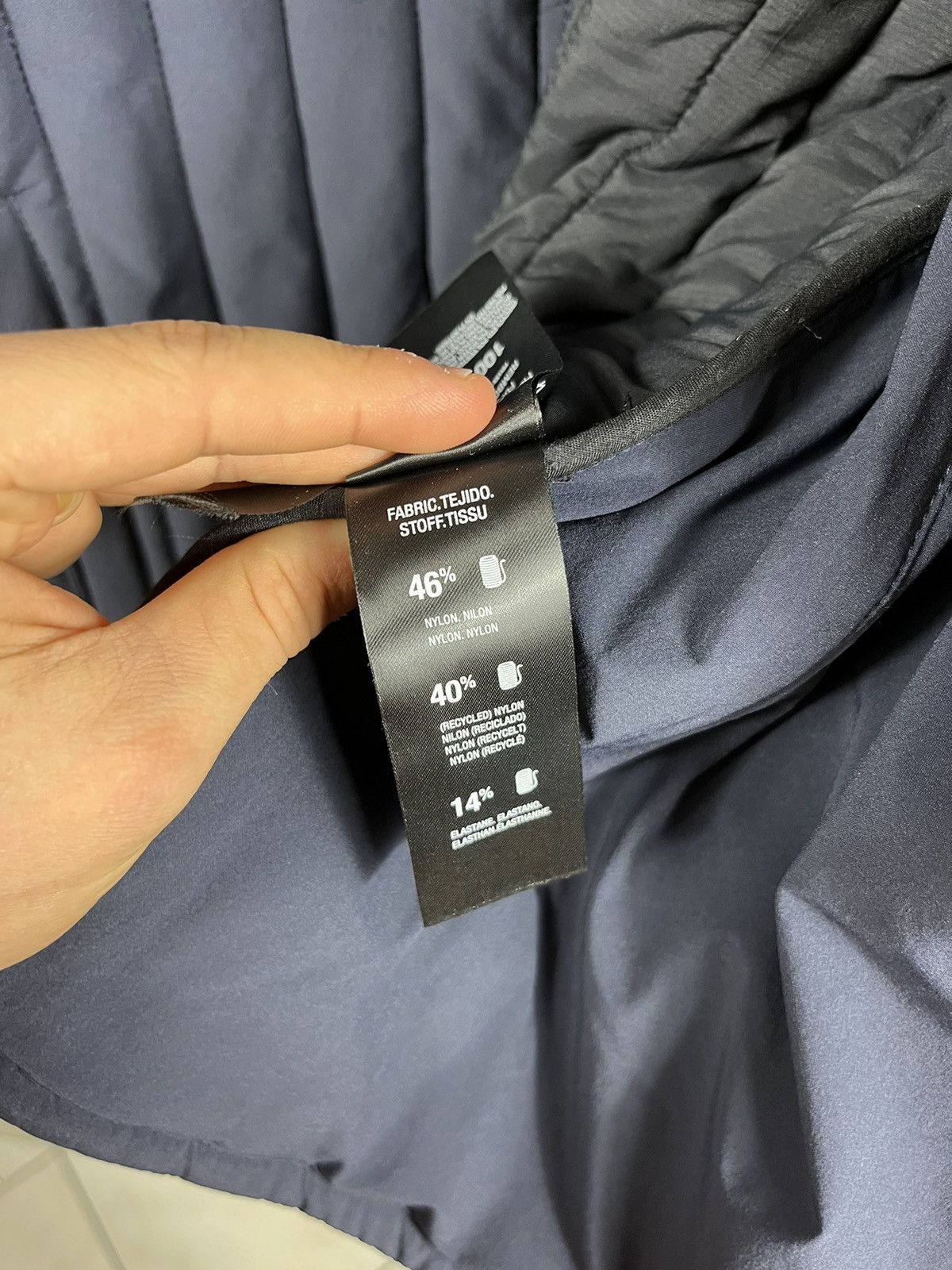 Designer × ECOALF Ecoalf light down jacket button navy puffer recycled nylon Size US M / EU 48-50 / 2 - 20 Thumbnail