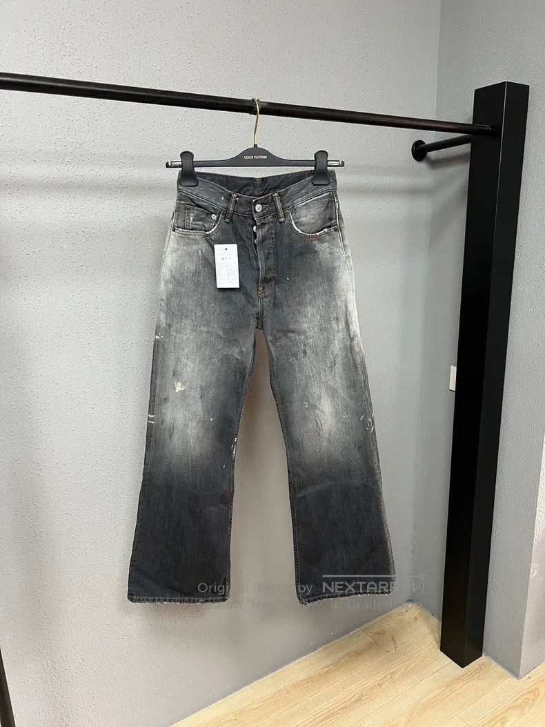 Acne Studios Acne Studios Black Splattered Jeans Size 30" / US 8 / IT 44 - 1 Thumbnail