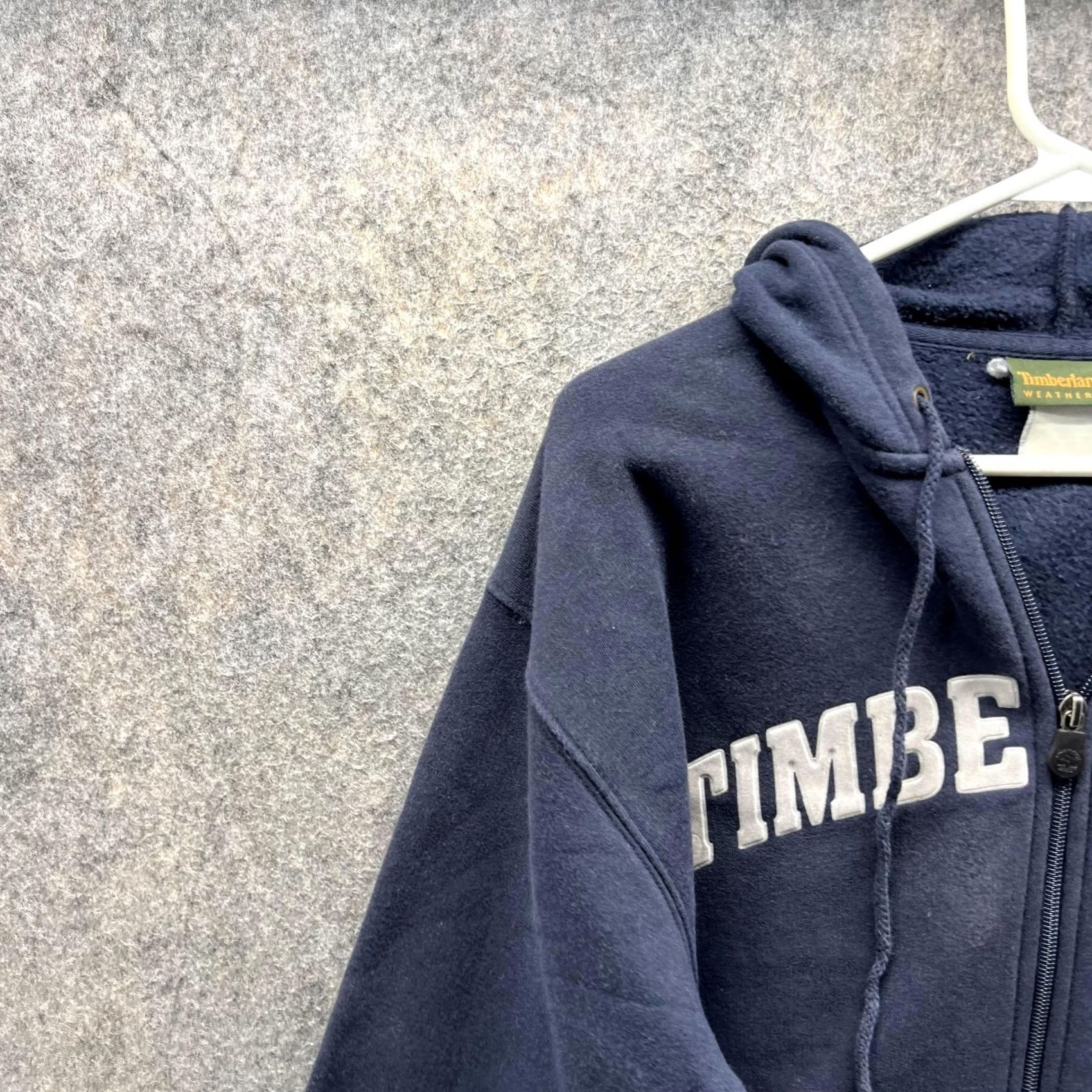 Timberland VINTAGE Timberland Sweater Men Small Blue Full Zip Hoodie Jacket Weathergear Embroidered Logo Size US S / EU 44-46 / 1 - 4 Thumbnail