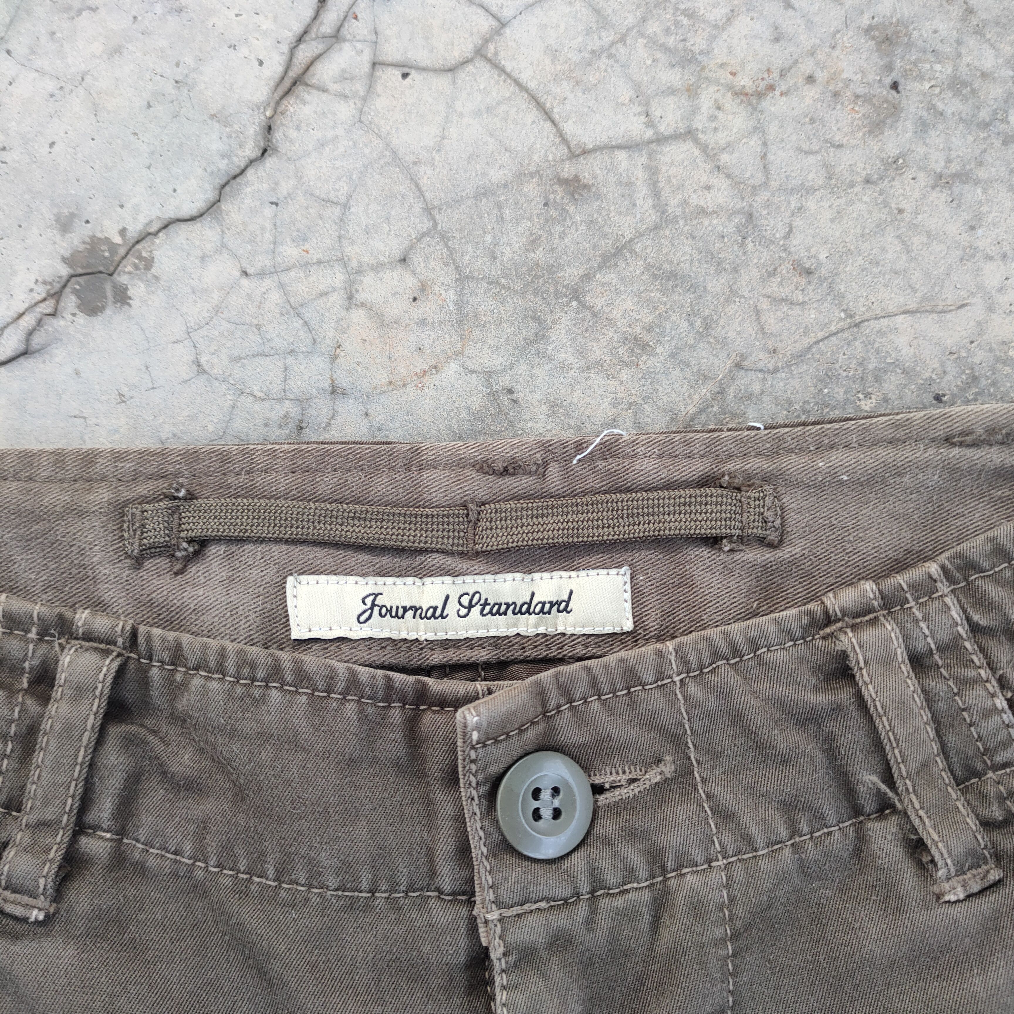 Journal Standard VINTAGE JOURNAL FADED BROWN CARGO PANTS Size US 32 / EU 48 - 5 Thumbnail