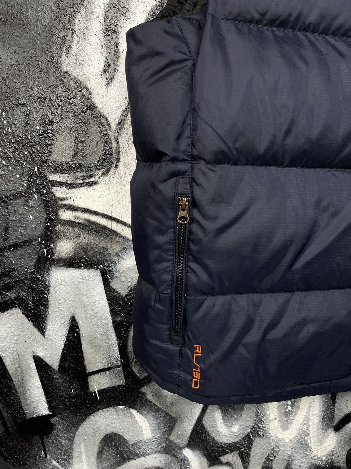 Polo Ralph Lauren Polo Ralph Lauren Navy Blue And Black Full Zip Down Vest Men’s Size XL Size US XL / EU 56 / 4 - 6 Thumbnail