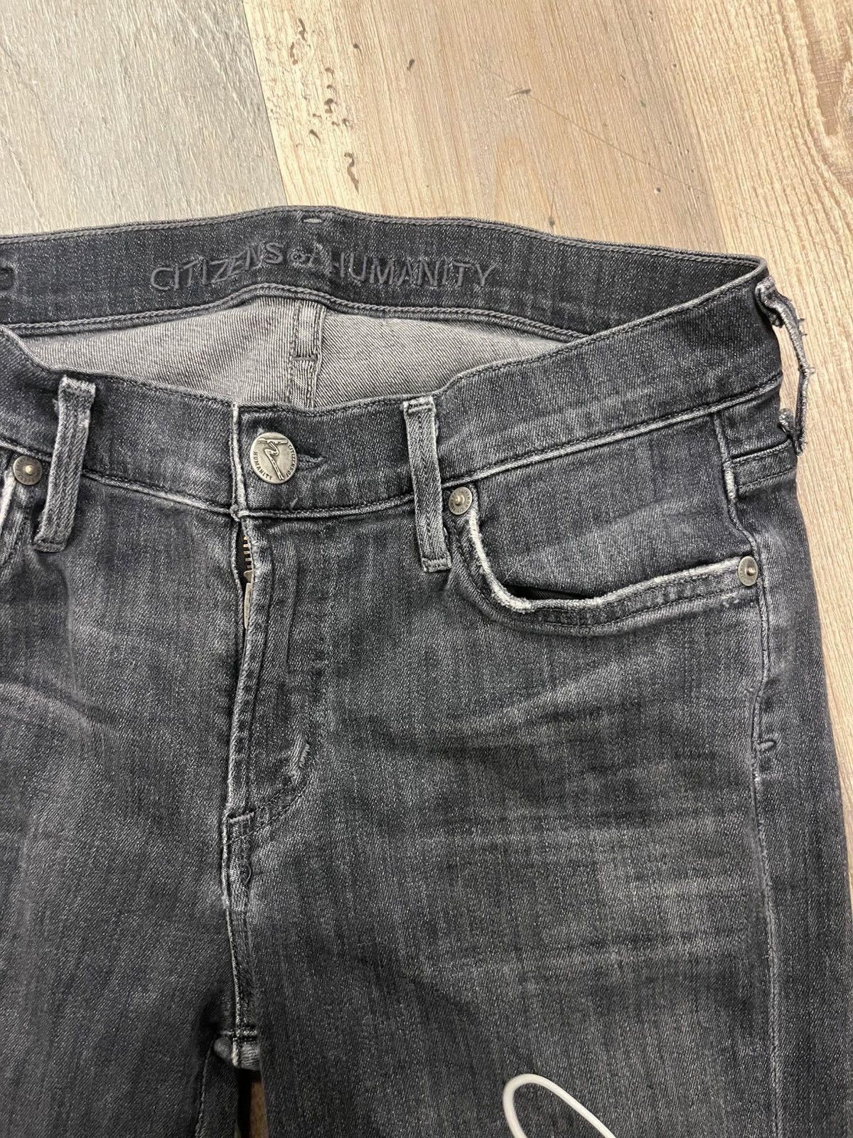 Citizens Of Humanity Citizens of Humanity Women’s Liberty Bell Bottom Grey Jeans Size 27" / US 4 / IT 40 - 3 Thumbnail