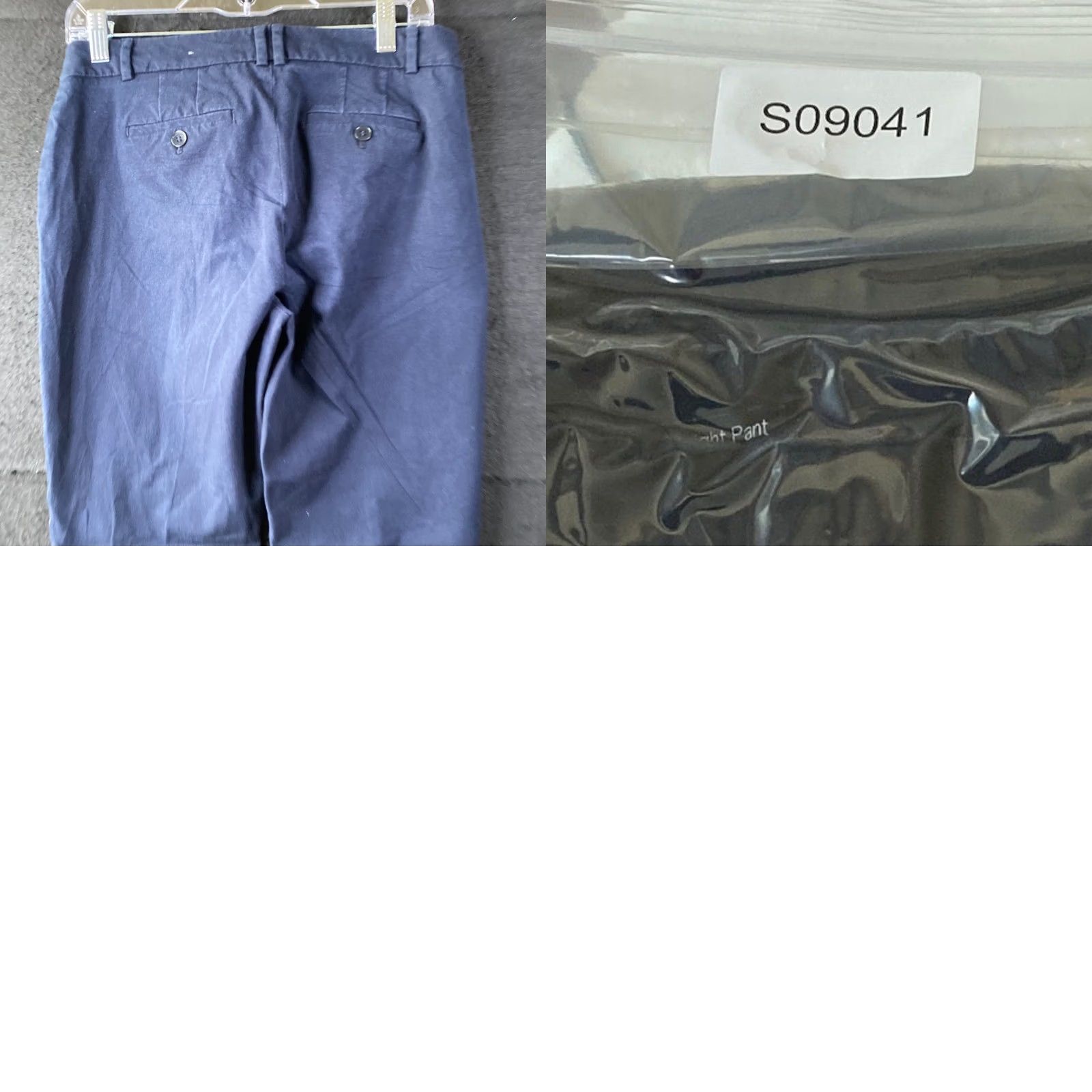 Talbots VINTAGE Talbots Womens Pants Blue Mid Rise High Waist Straight Ankle Workwear Stretch 6P Size 24" / US 00 / IT 34 - 9 Thumbnail