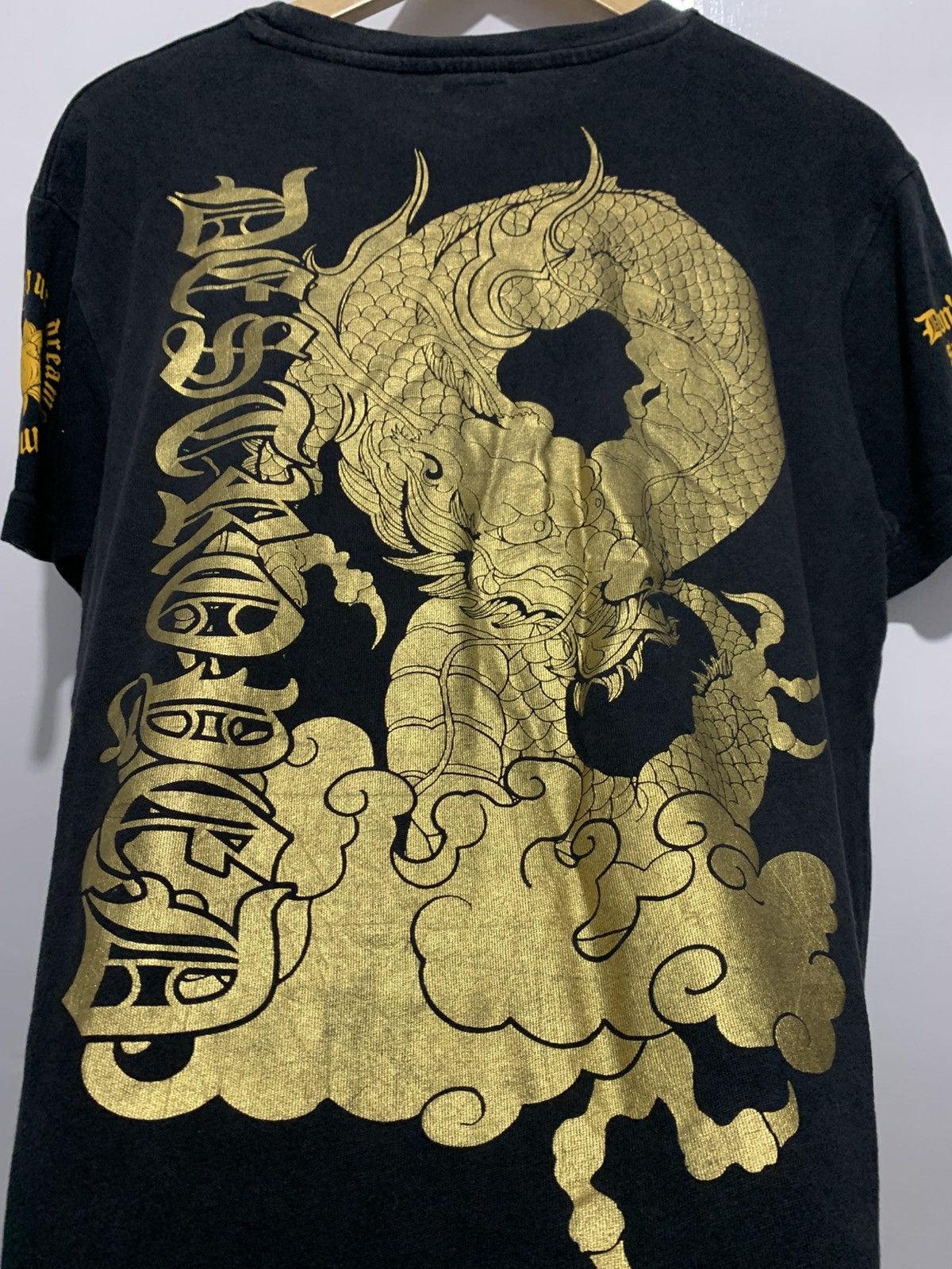 Karakuri Tamashii STRANGE HEAVEN Japanese Archieve Gothic Gold Poem Destroded Size US L / EU 52-54 / 3 - 3 Thumbnail