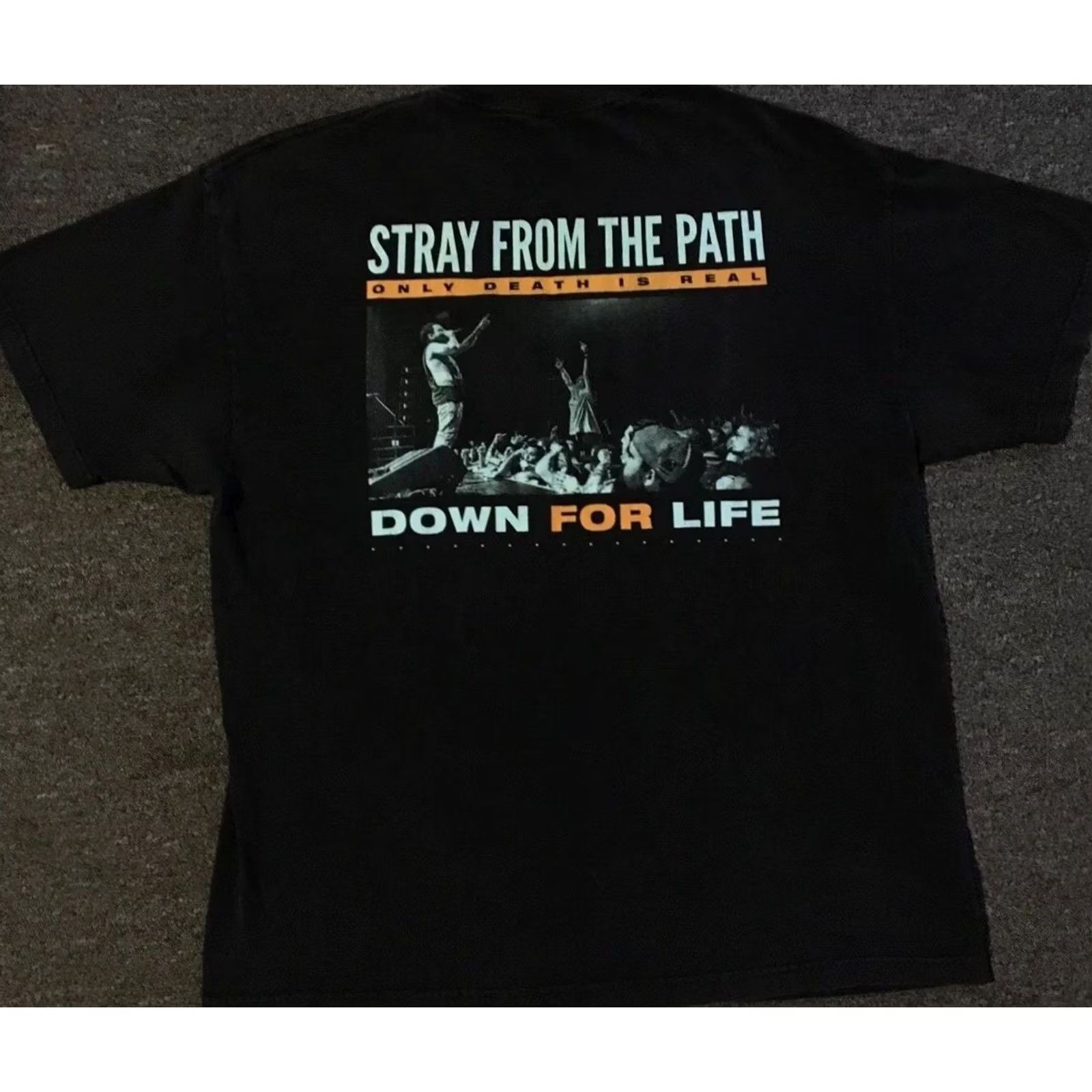 STRAYE Stray From The Path Faded Album Shirt S Hardcore Punk Grunge Rock Vtg Y2k XL Black | Only Death is Real | T-Shirt | Men Size US XL / EU 56 / 4 - 2 Thumbnail