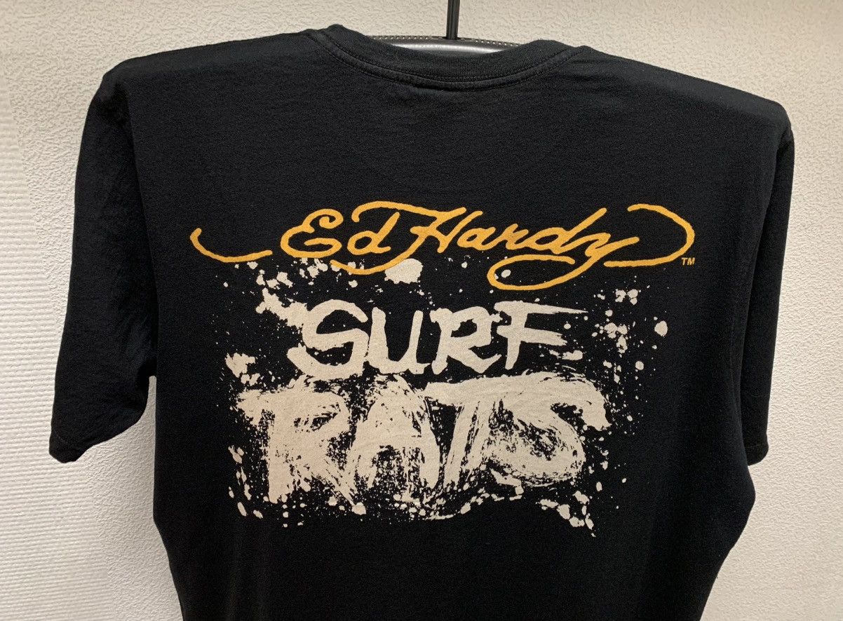 Ed Hardy Edhardy Christian Audigier big logo black t-shirt 2xl xxl su Size US XXL / EU 58 / 5 - 3 Thumbnail
