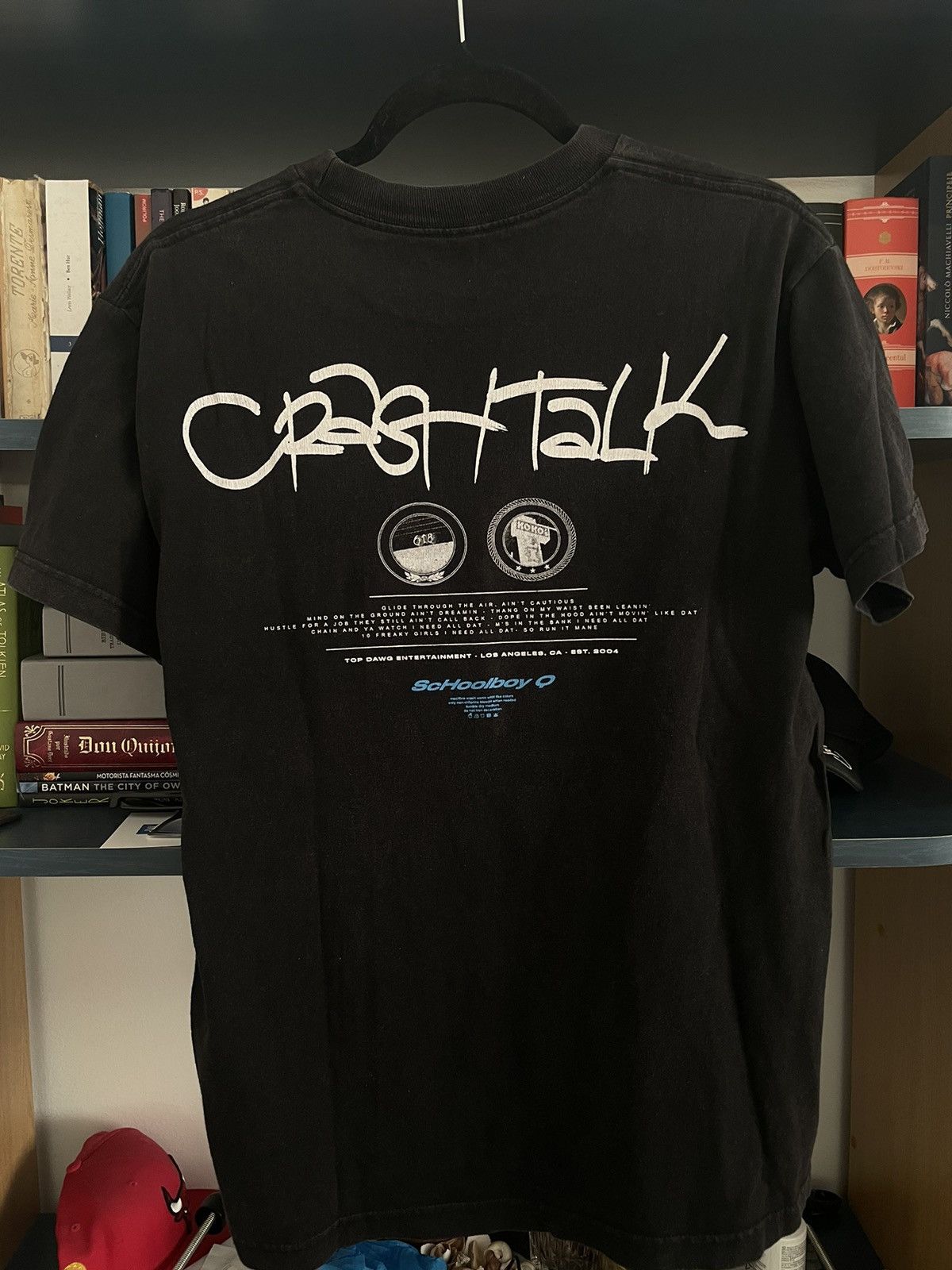 Top Dawg Entertainment Schoolboy Q Crash Talk Tour Tee Merch Black and Blue Size US M / EU 48-50 / 2 - 2 Thumbnail