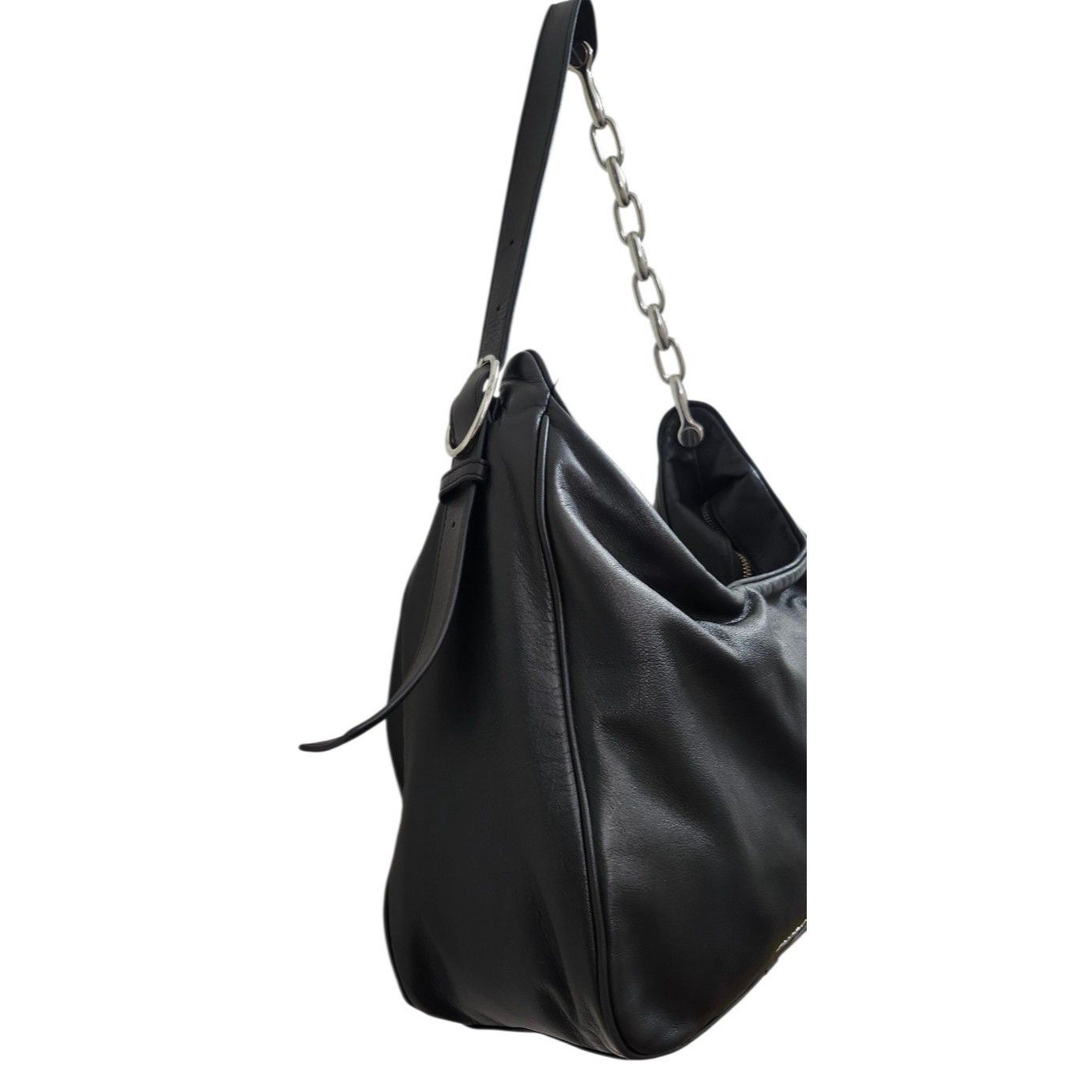 Marc Jacobs MARC JACOBS THE TEMPO LEATHER HOBO SHOULDER BAG BLACK Size ONE SIZE - 9 Thumbnail