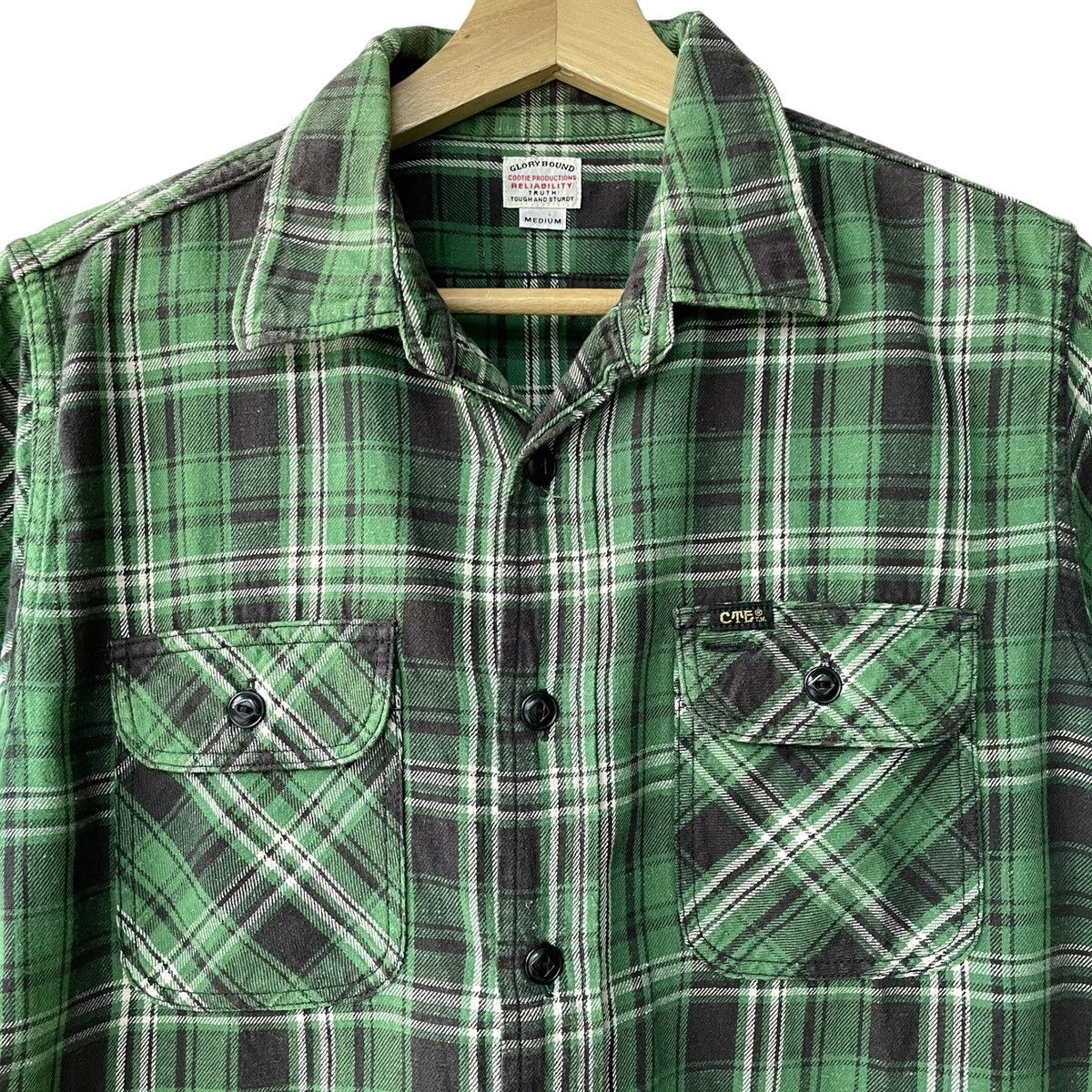 Japanese Brand Cootie Productions Japan Short Sleeve Work Shirt Size US M / EU 48-50 / 2 - 3 Thumbnail