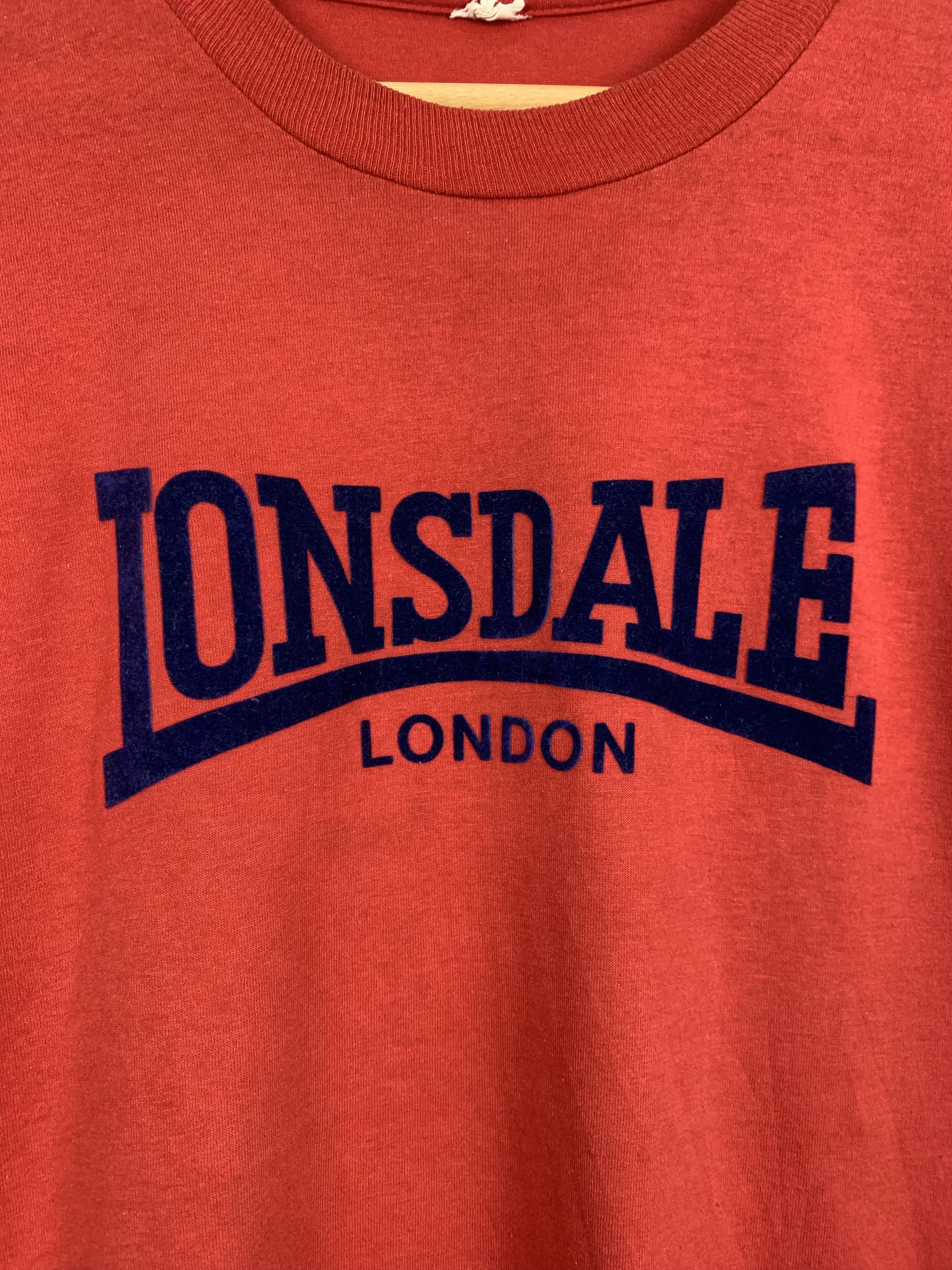 Lonsdale × Vintage Vintage 80s Lonsdale Single Stich Paper Thin T Shirt TA0295 Size US M / EU 48-50 / 2 - 5 Thumbnail