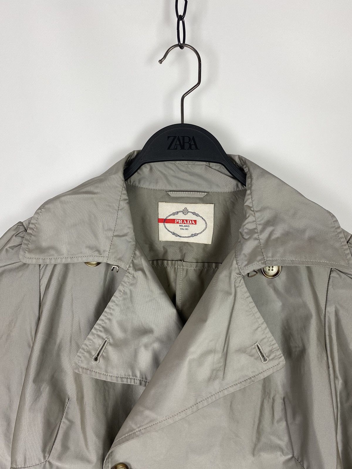 Prada F/W 2010 Prada Milano Double Breasted Lightweight Short Coat Size S / US 4 / IT 40 - 5 Thumbnail
