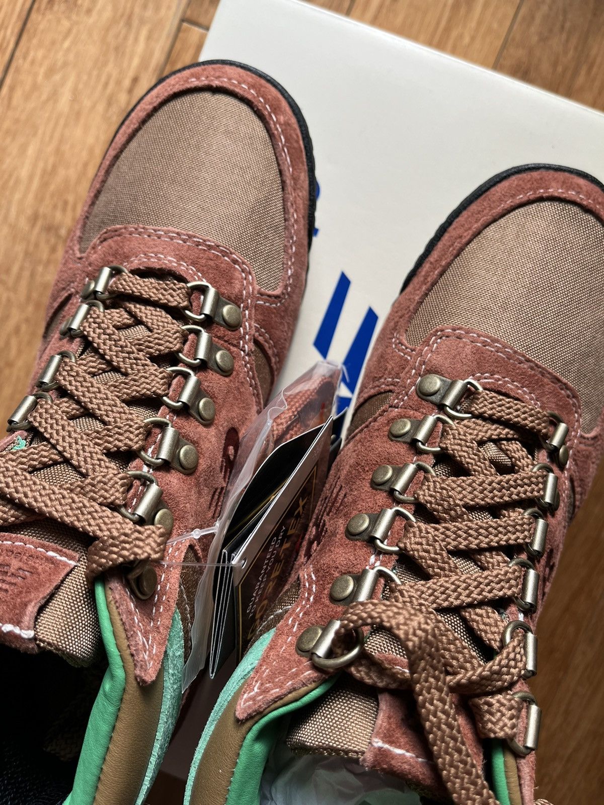 Aime Leon Dore × Goretex × New Balance US 6 ALD New balance Rainier boots Gore Tex brown green Size US 6 / EU 39 - 3 Thumbnail