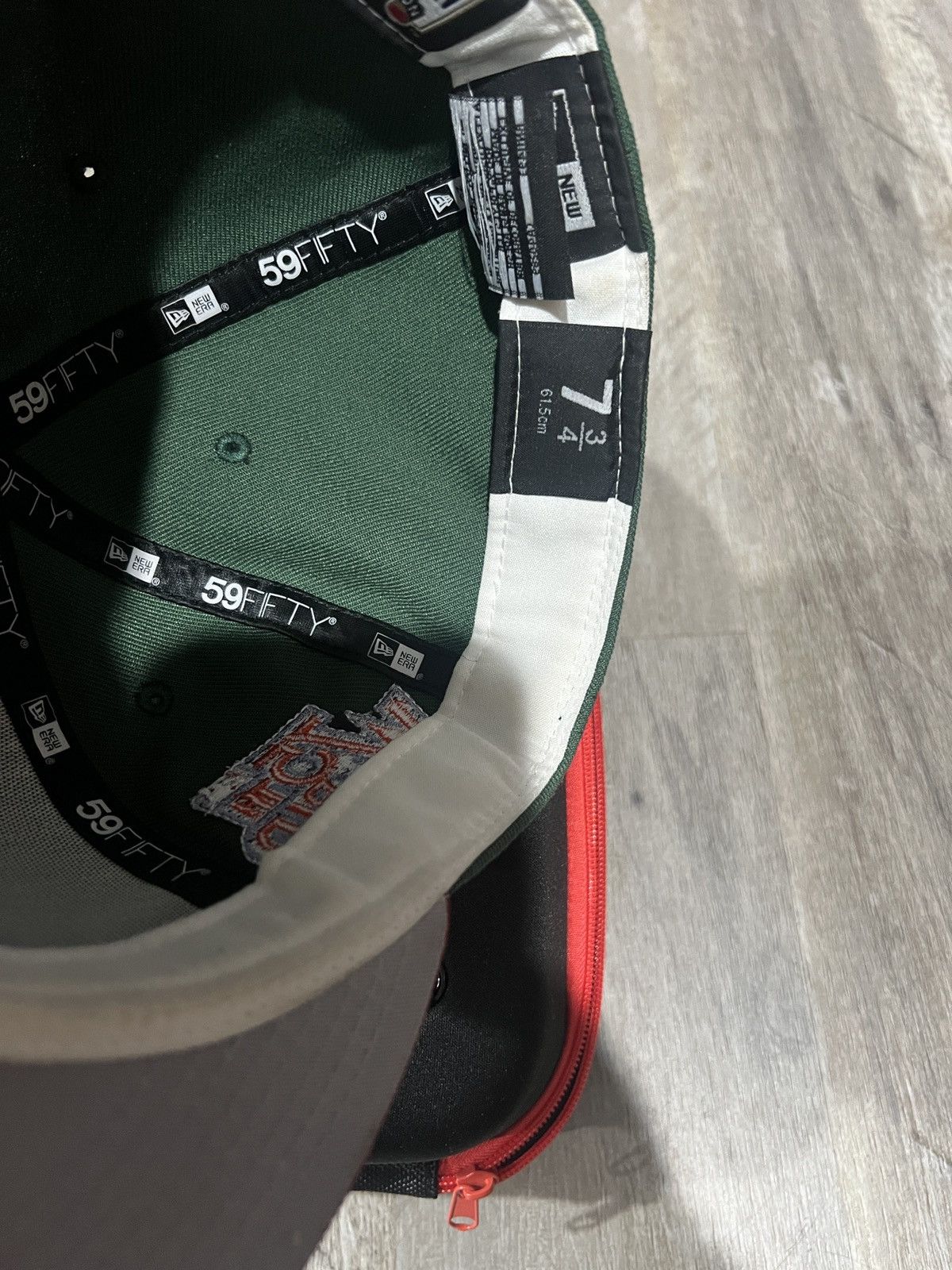 MLB NEW ERA JAE TIPS X CITY JEANS FITTED CAP 7/34 Size ONE SIZE - 4 Thumbnail
