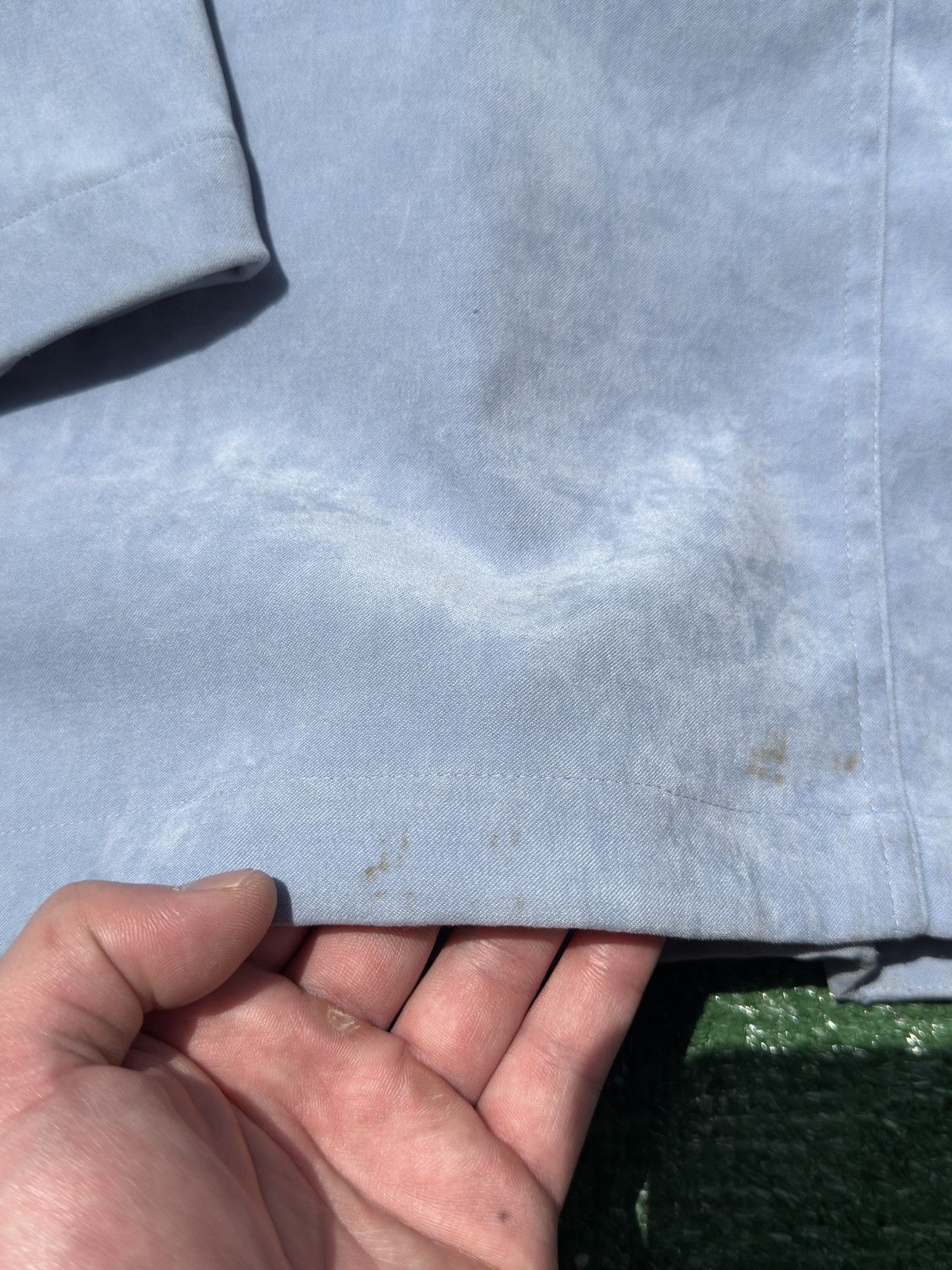 Other Baby Blue Button Up Shirt Size L / US 10 / IT 46 - 8 Thumbnail