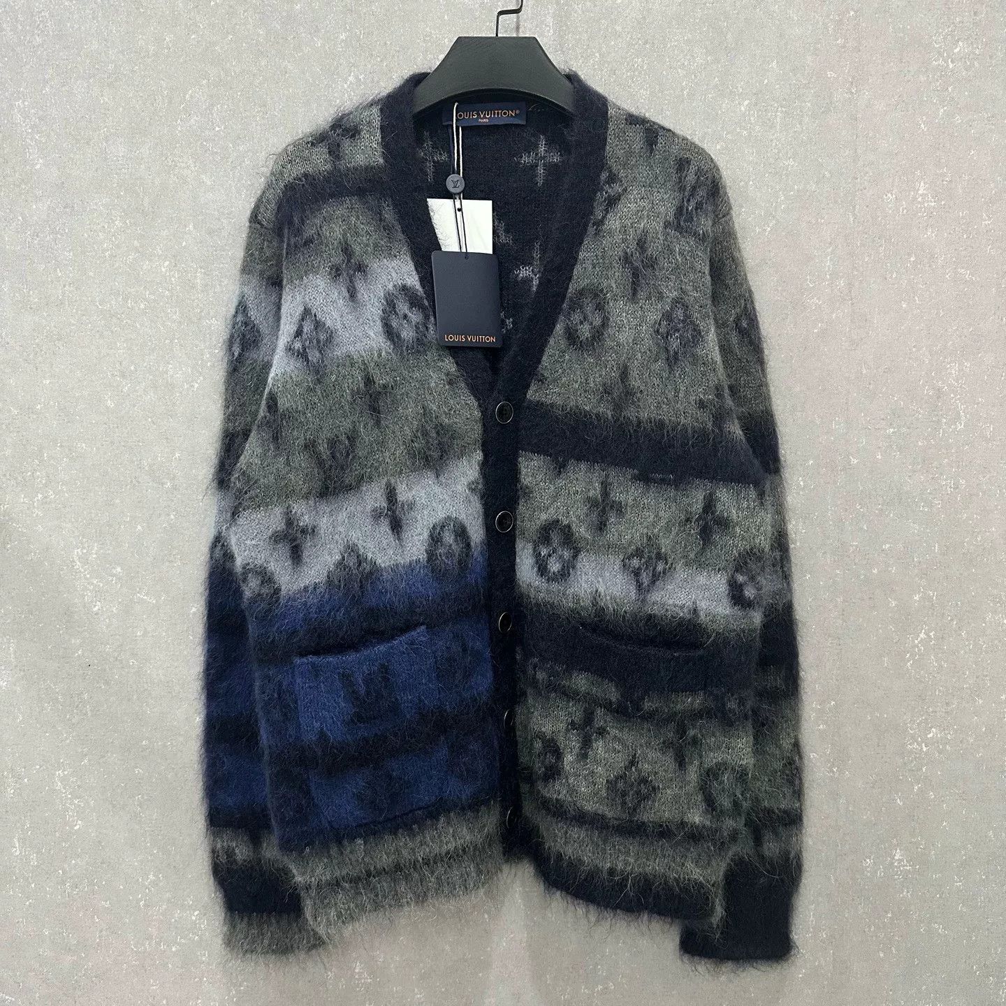 Louis Vuitton Louis Vuitton Monogram Mohair Cardigan Size US M / EU 48-50 / 2 - 1 Thumbnail