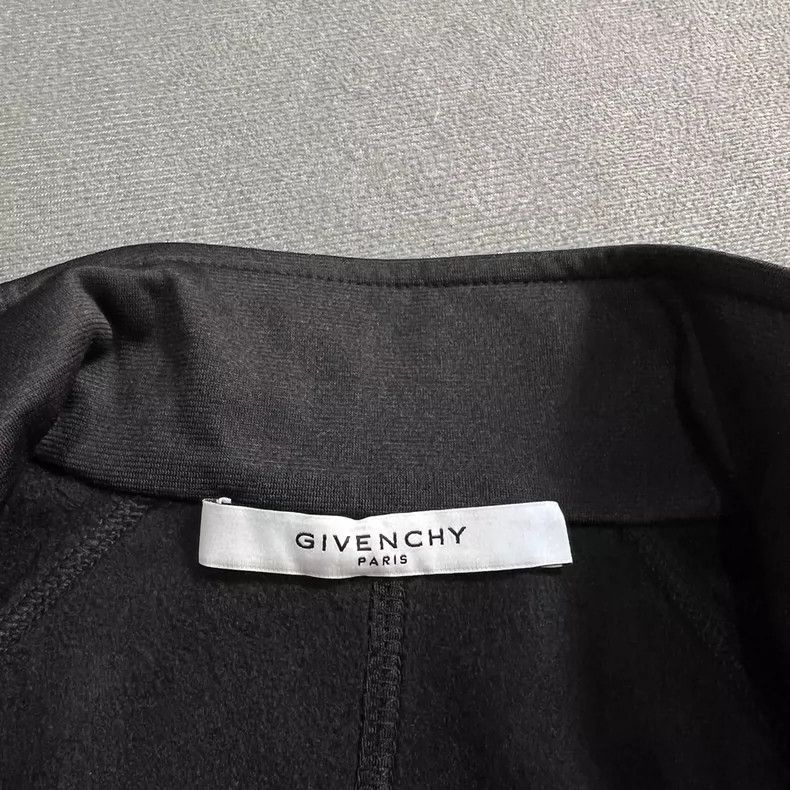 Givenchy Givenchy Black Striped Logo Zip-Up Jacket Size US M / EU 48-50 / 2 - 4 Thumbnail