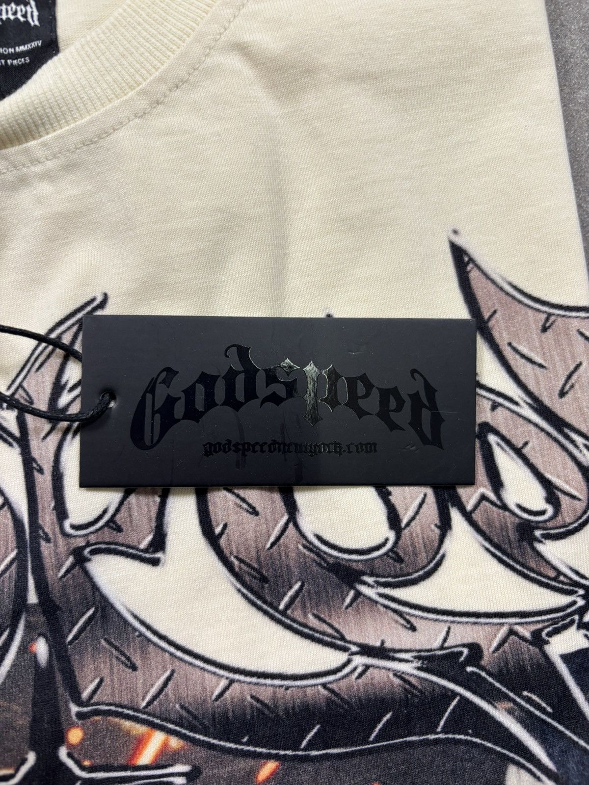 Godspeed Godspeed Under Construction Thermal Tee, Bone Size US M / EU 48-50 / 2 - 9 Thumbnail