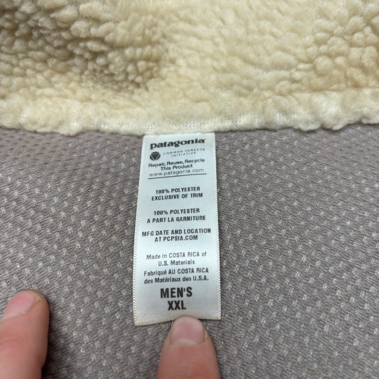 Patagonia Patagonia Classic Retro-X Fleece Deep Pile Jacket Men's 2XL Size US XXL / EU 58 / 5 - 4 Thumbnail