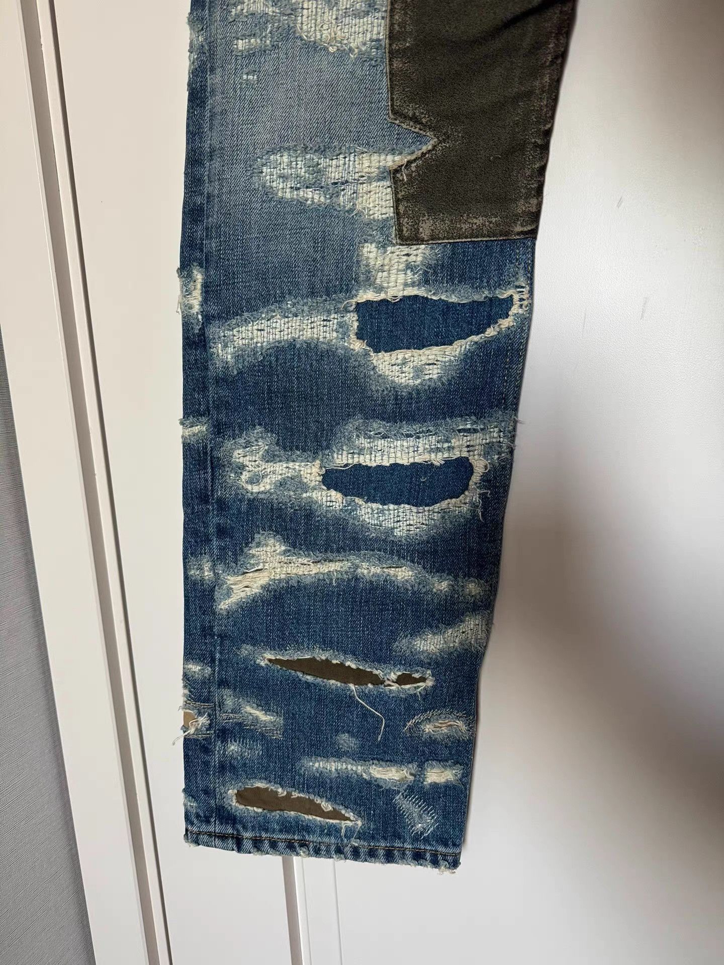 Givenchy Givenchy MMW Boro Distressed Jeans K6 Size US 31 - 5 Thumbnail