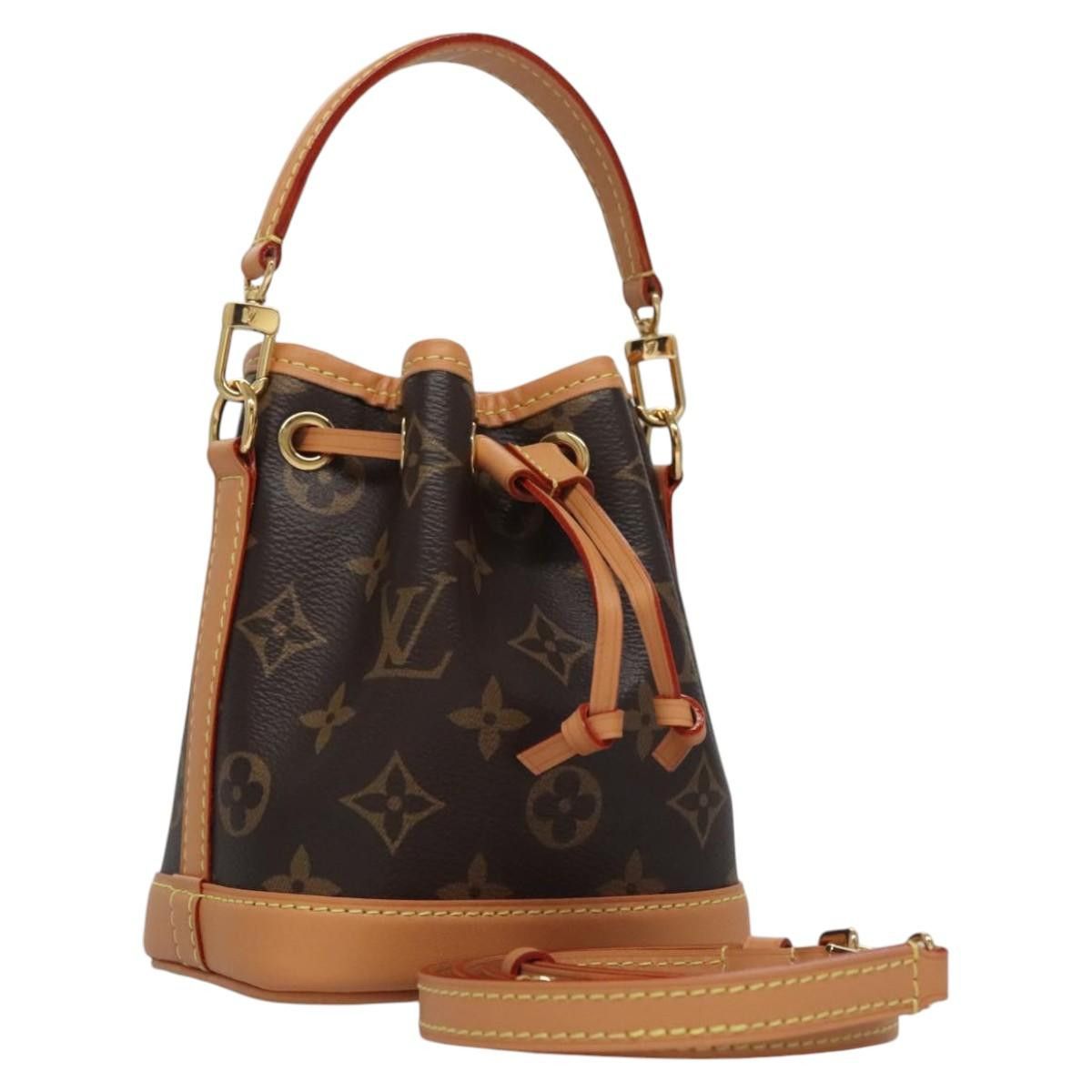 Louis Vuitton Monogram Nano Noe Shoulder Bag M81266 in Brown, Women's