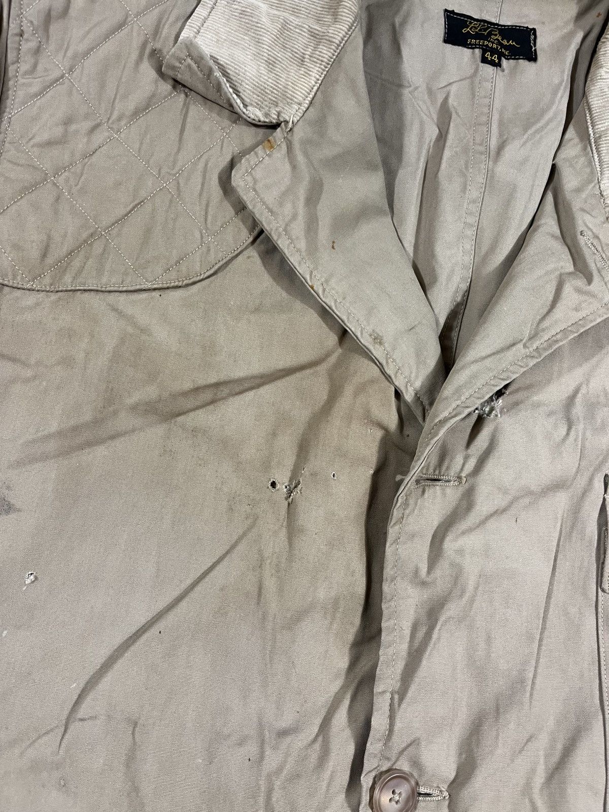 L.L. Bean Vintage 50s LL Bean Hunting Jacket Khaki Beige Size US L / EU 52-54 / 3 - 5 Thumbnail