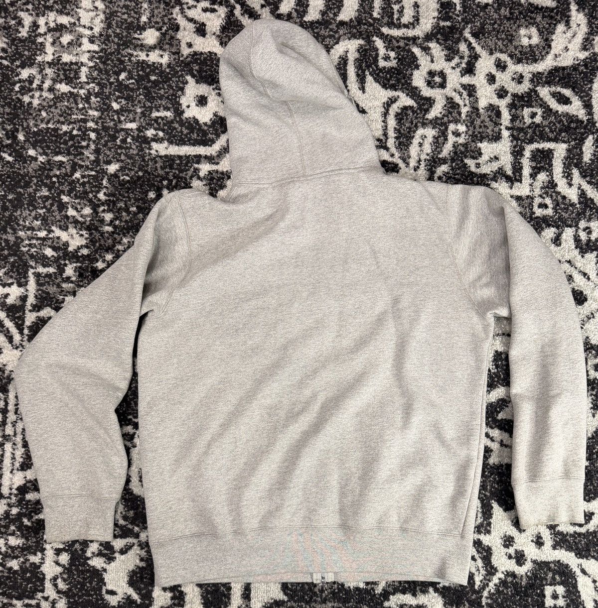 Supreme Supreme Box Logo Zip Up Hoodie – Heather Grey/Yellow (Large) Size US L / EU 52-54 / 3 - 2 Thumbnail